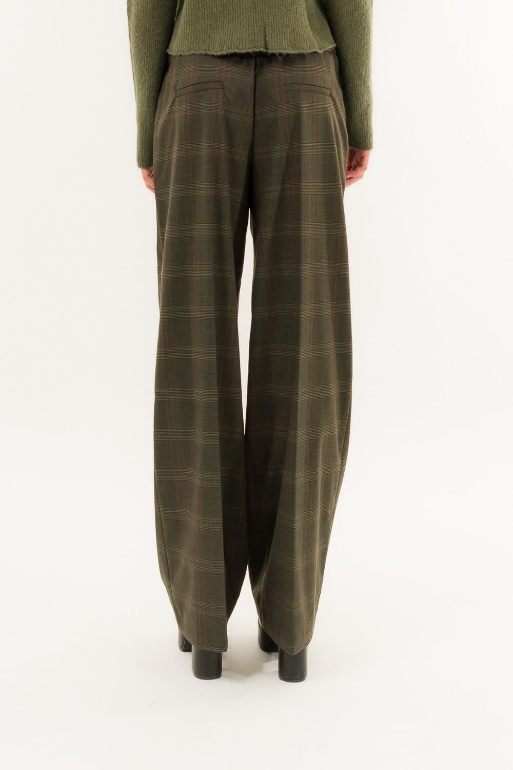 Pantalone Palazzo Check Kontatto