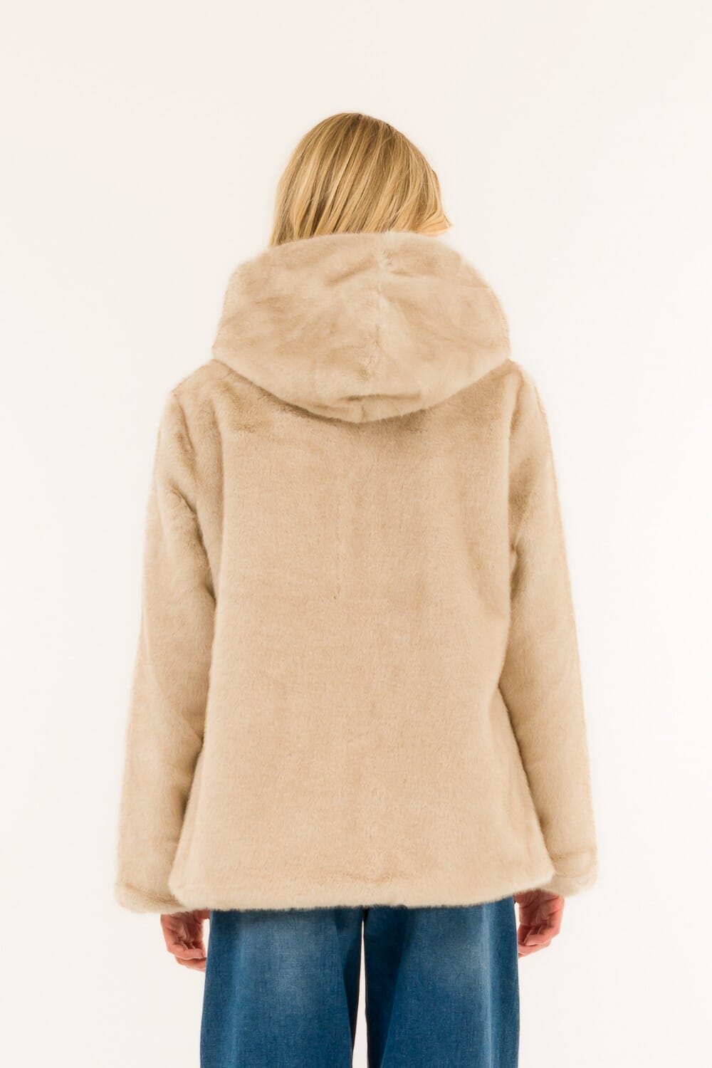 Pelliccia Cappuccio Kontatto