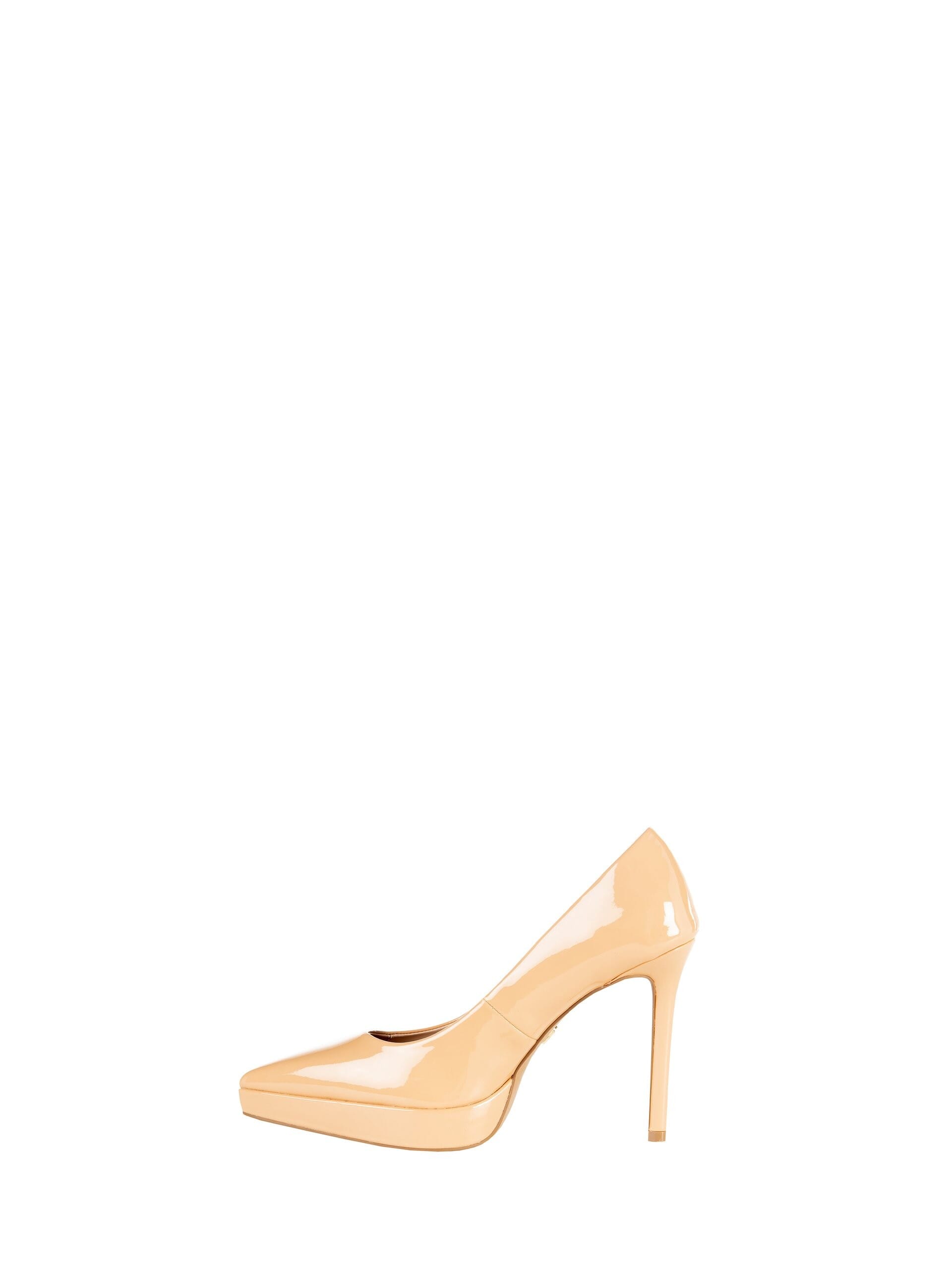 Décolleté In Vernice Con Plateau Rinascimento