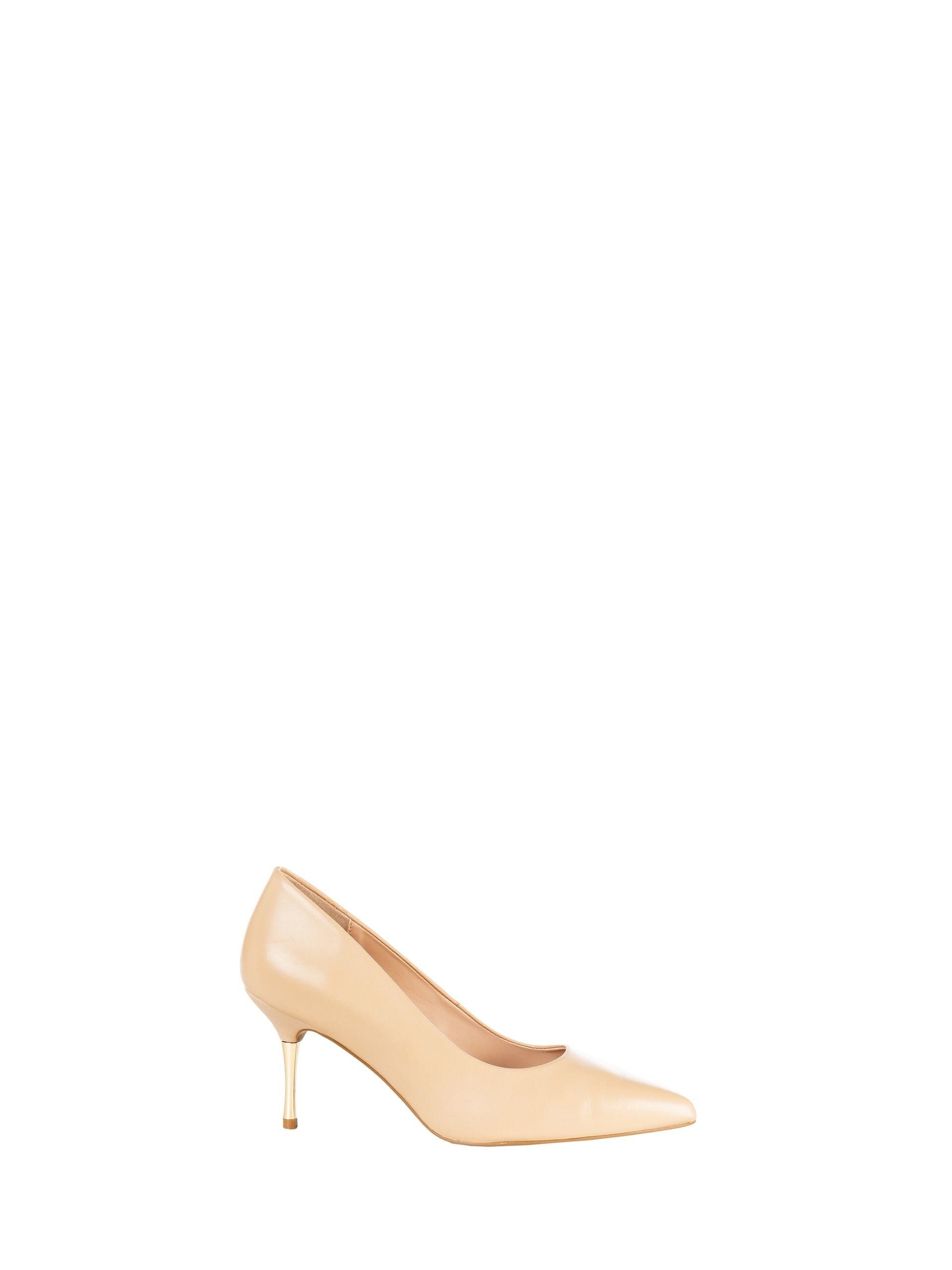 Décolleté Basse Con Tacco Oro Rinascimento