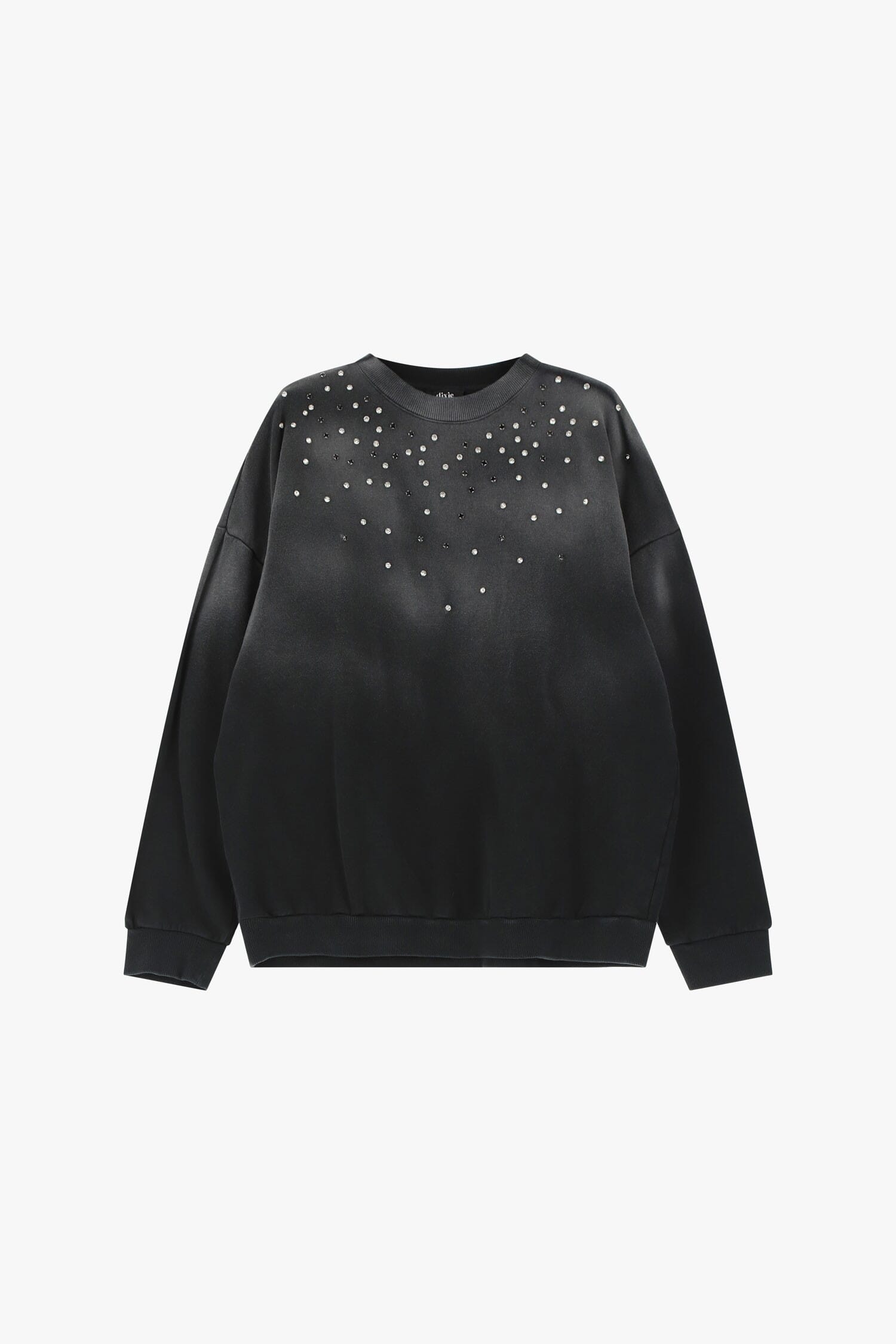 Sweatshirt à col ras du cou avec applications décoratives Dixie