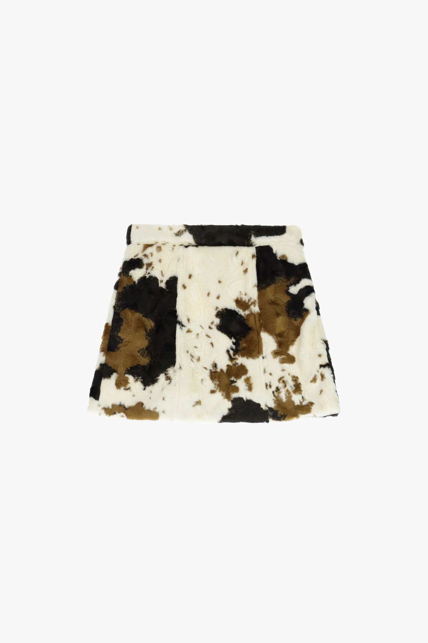 Dixie Spotted Pattern Short A-line Skirt