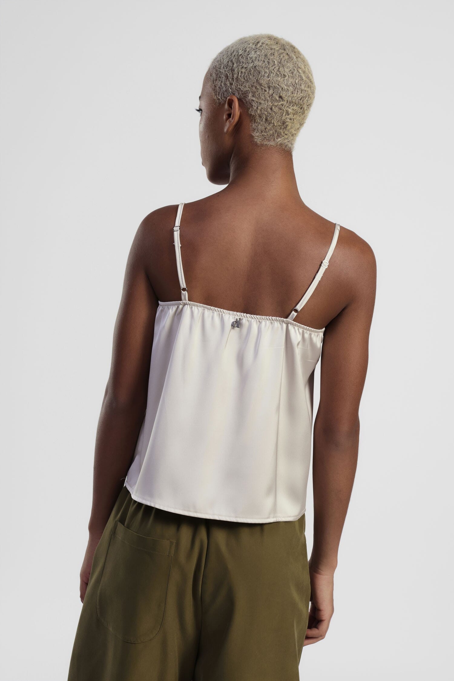 Dixie - Top à fines bretelles avec insertion de dentelle