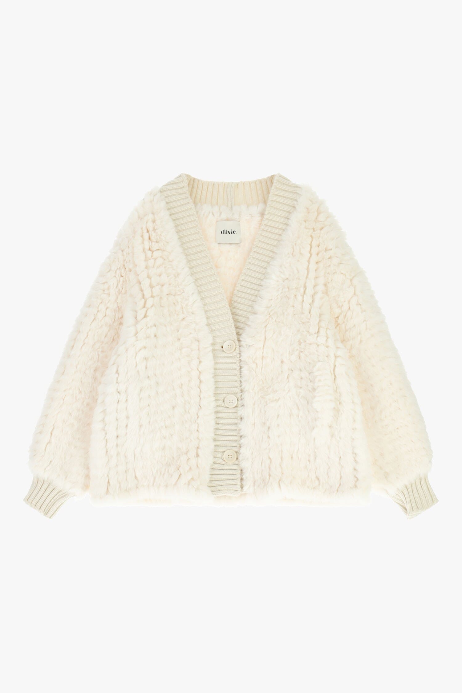 Ecofur Corta Con Bottoni E Profili A Costine Dixie