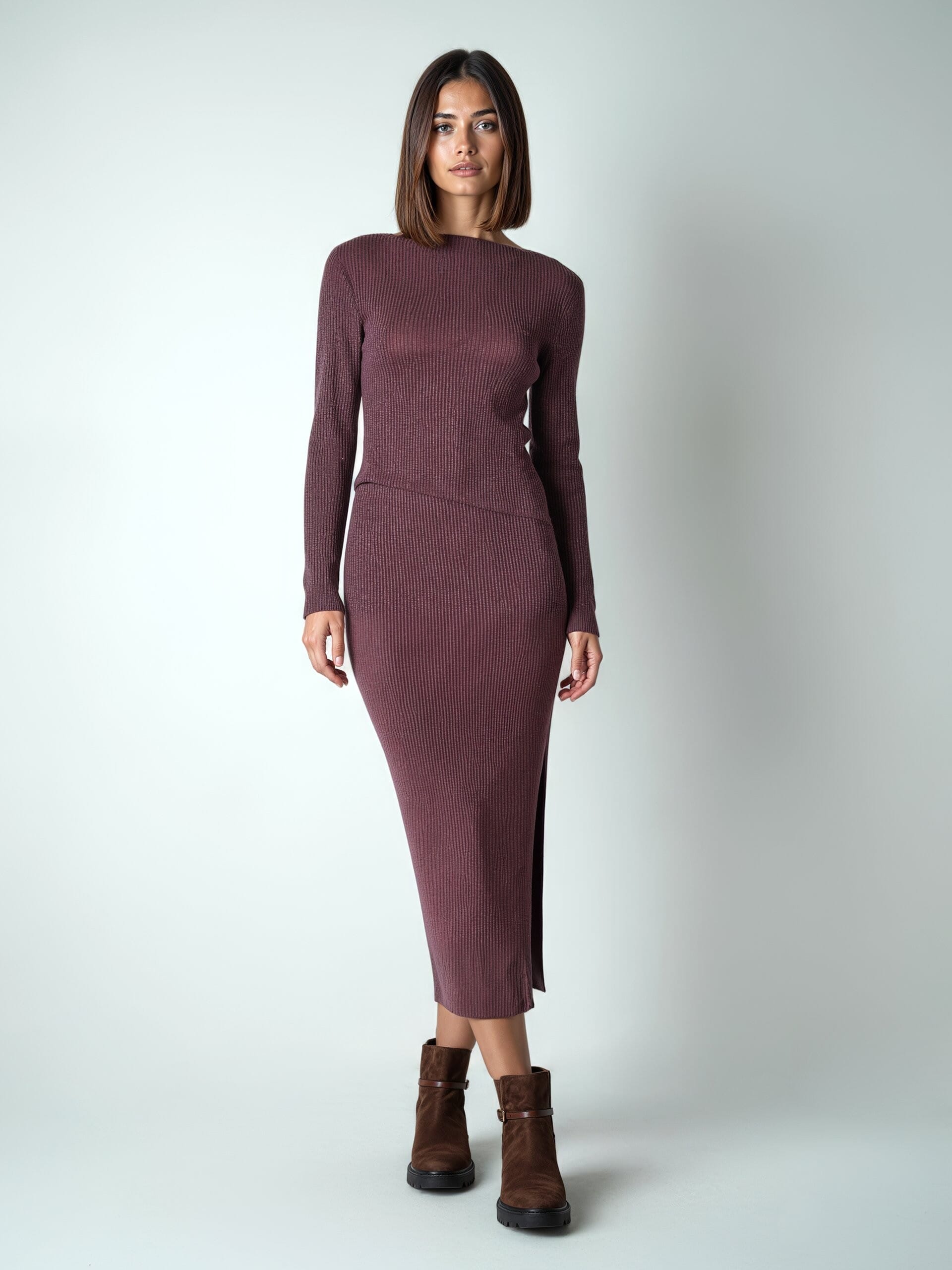 Top Aderente In Tessuto Goffrato A Costina Rinascimento