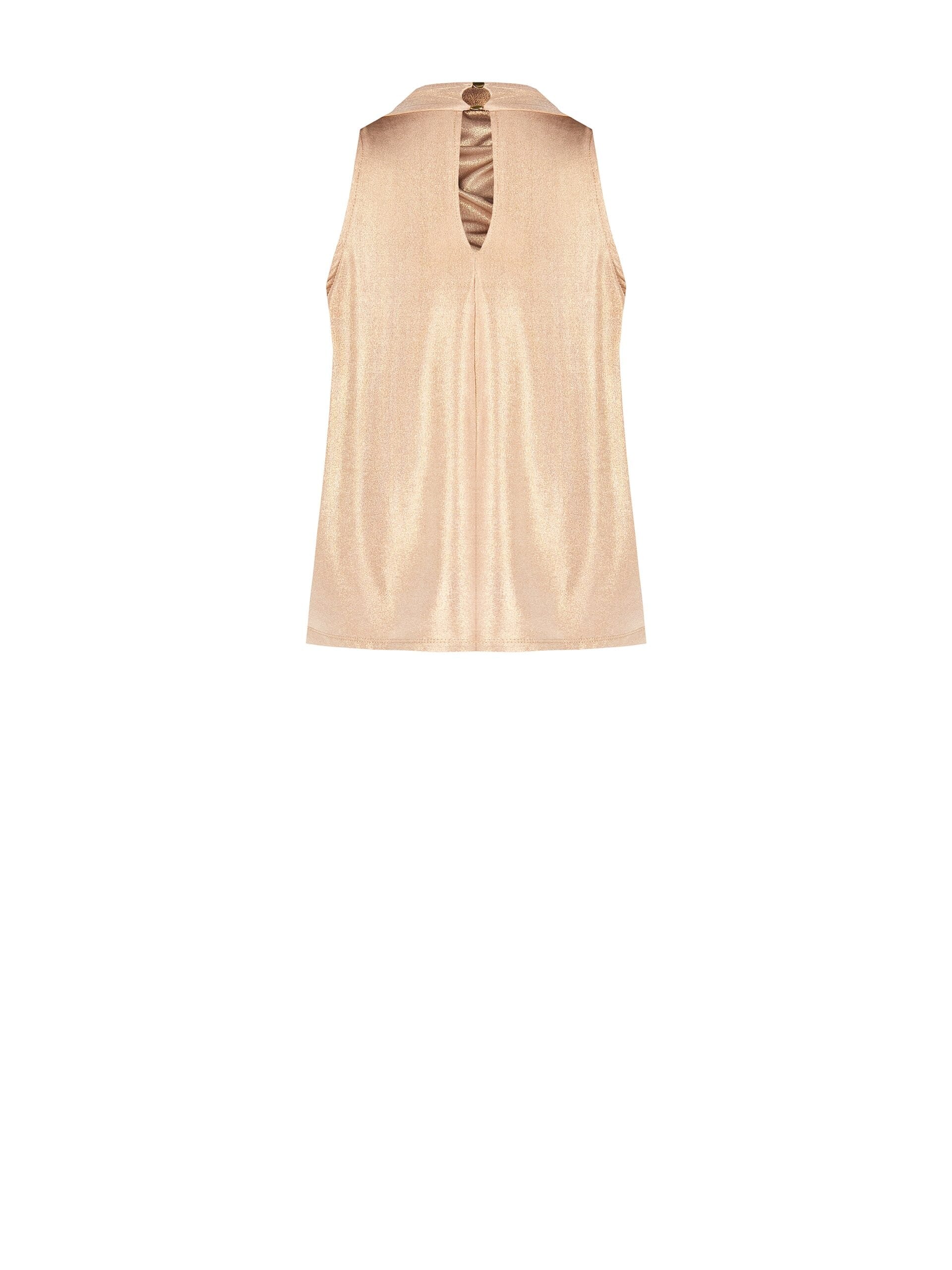 Top In Maglina Laminata Con Drappeggio Rinascimento