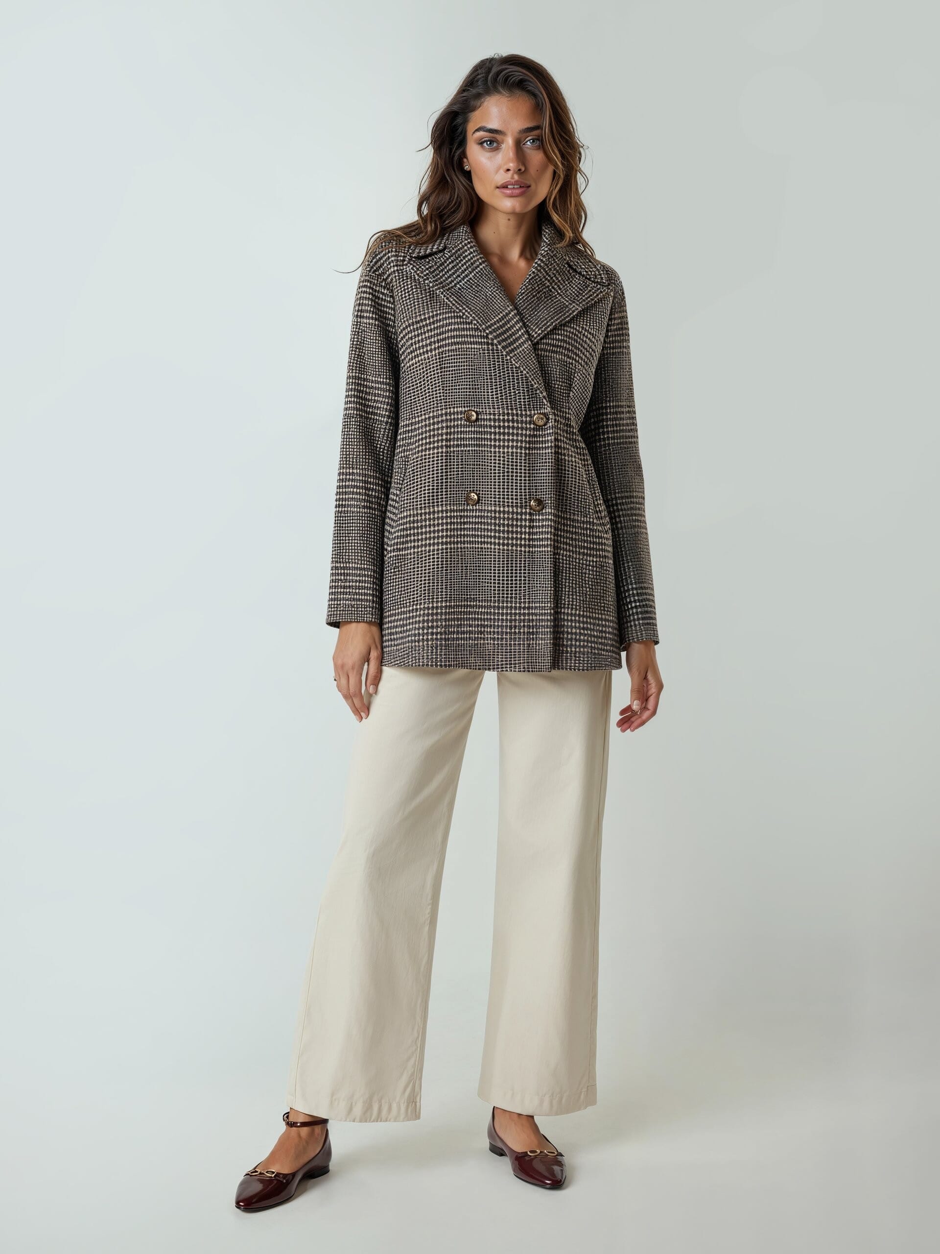 Cappotto Corto In Principe Di Galles Rinascimento