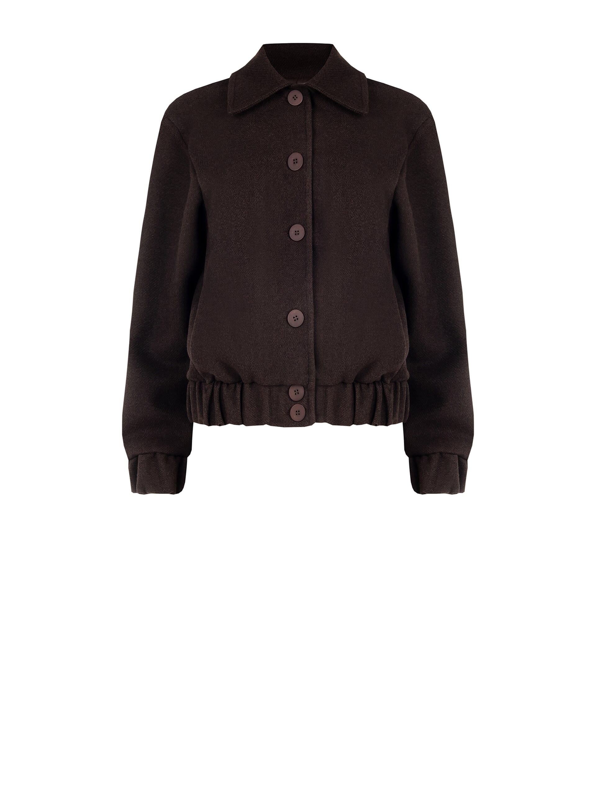 Cappotto Corto Con Maxi Elastico In Vita E Ai Polsi E Tasche Rinascimento