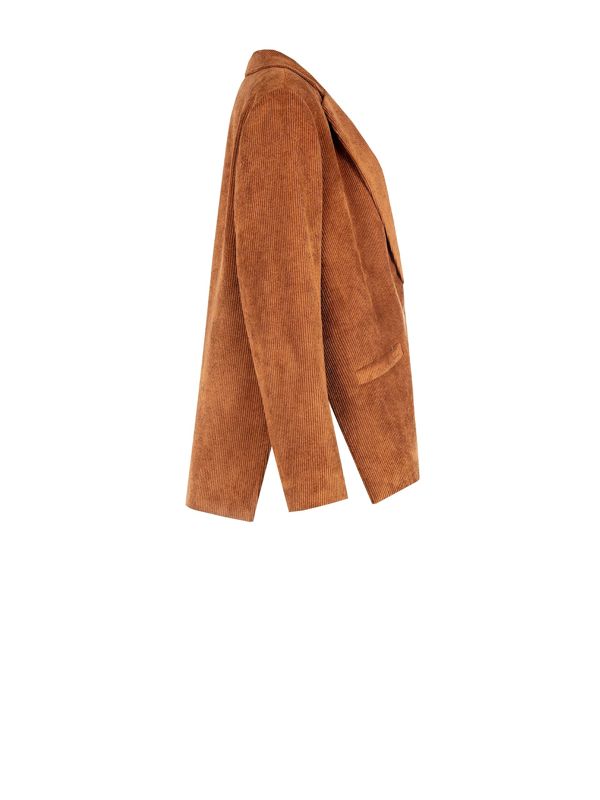 Giacca Blazer Over In Velluto A Coste Con Spacchi Laterali Rinascimento