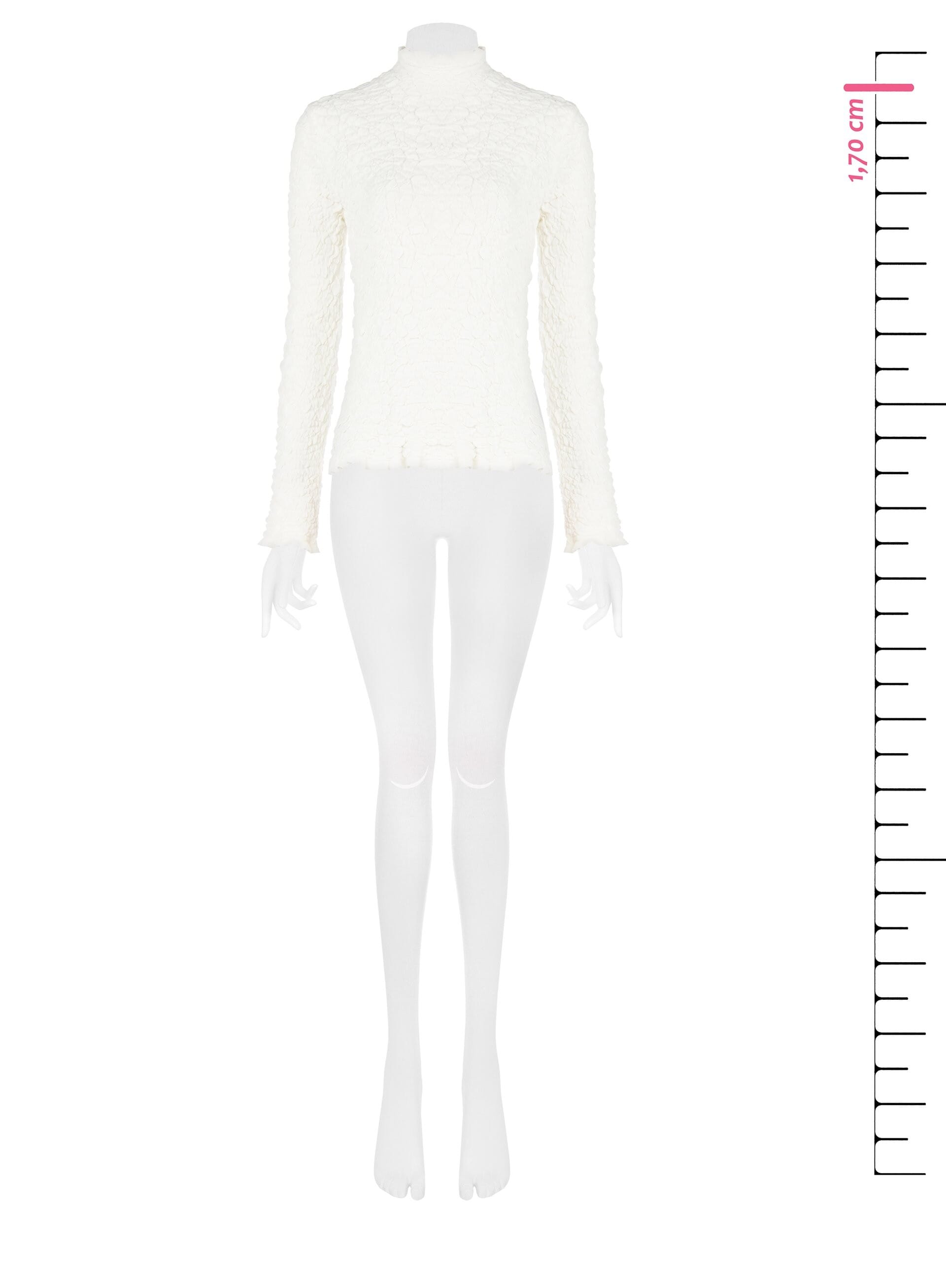 Maglione In Misto Cotone Con Trama In Rilievo E Rouches Rinascimento