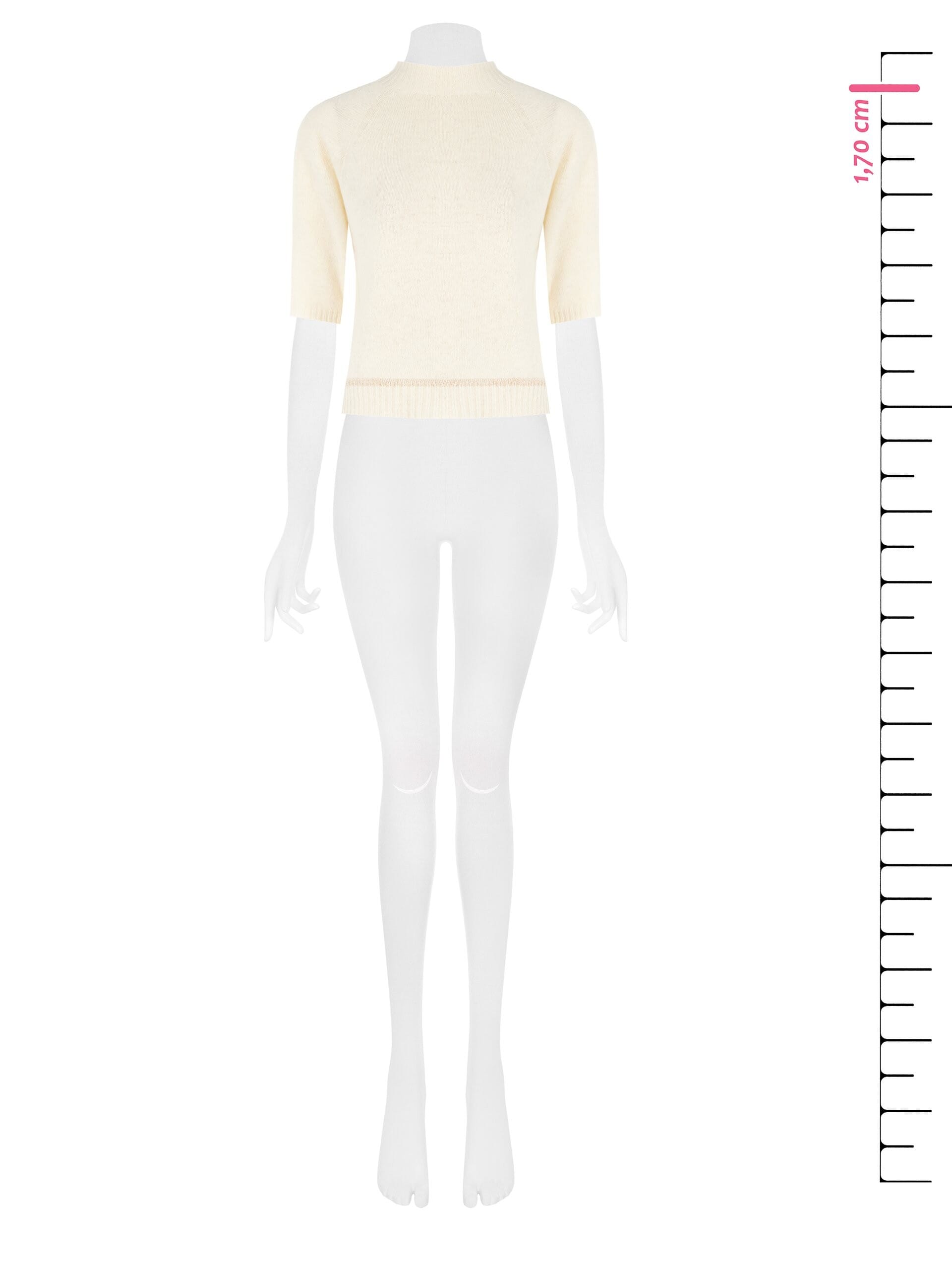 Rinascimento Wool Blend Turtleneck Sweater With Lurex Stripe Detail