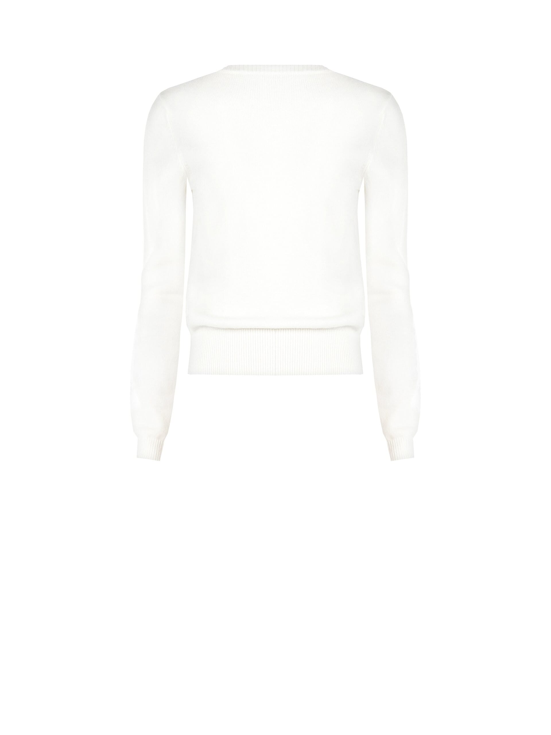 Maglione Girocollo Con Cristalli Cabochon Rinascimento