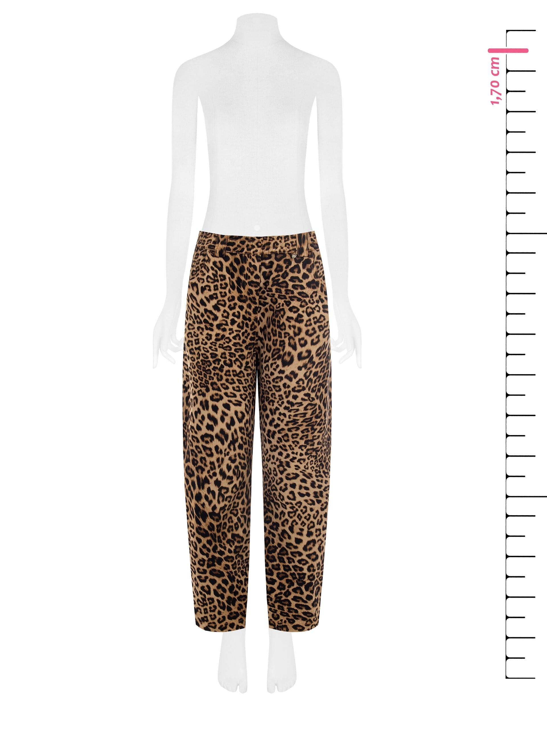 Pantaloni Balloon Maculati Con Elastico In Vita Rinascimento