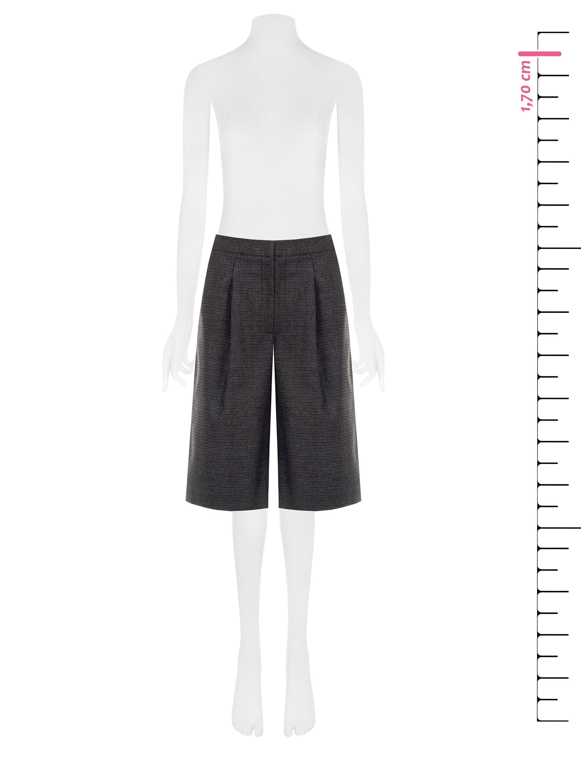 Bermuda Prince de Galles avec plis et poches Rinascimento