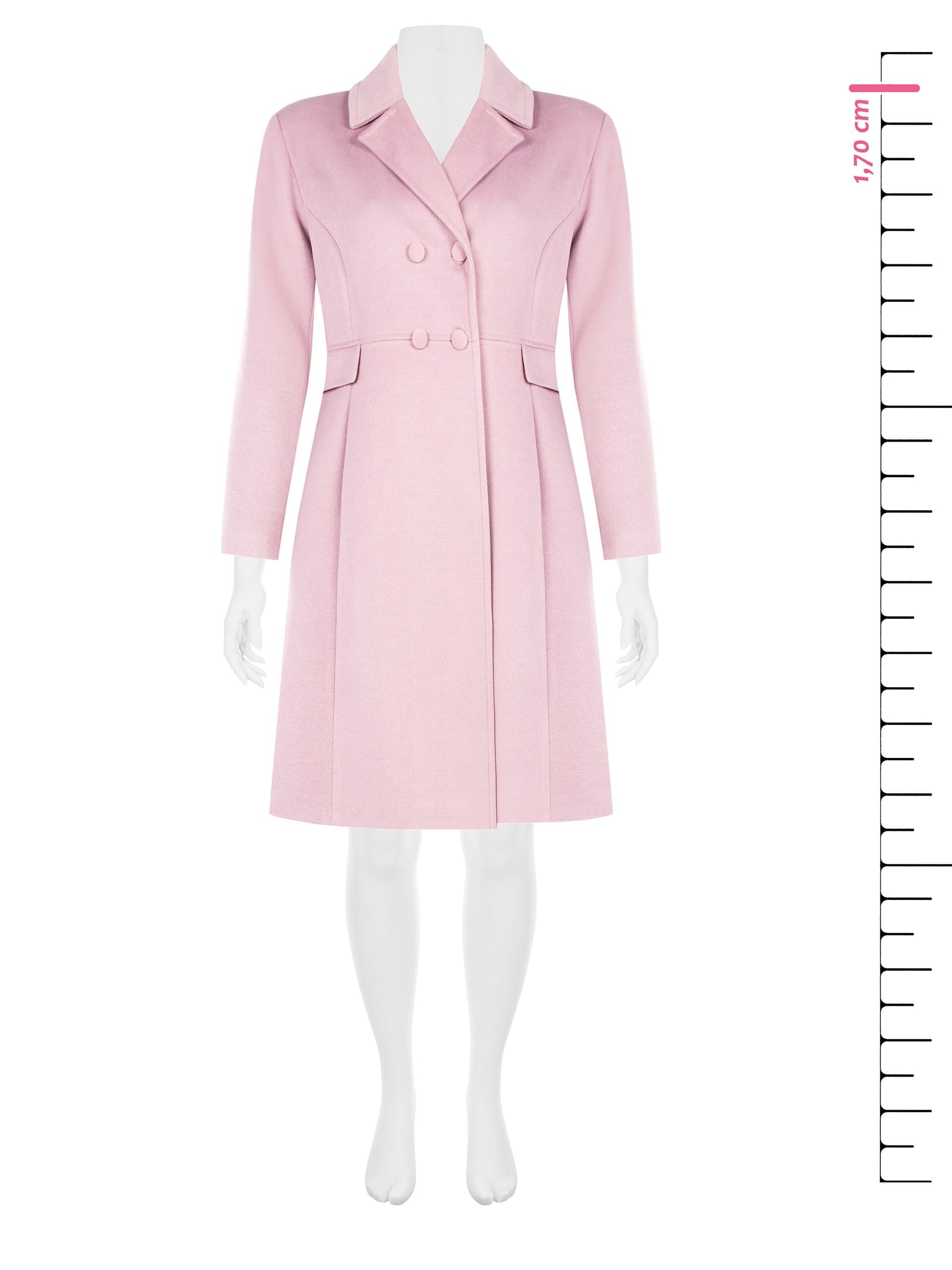 Rinascimento Curvy Pleated Velour Coat