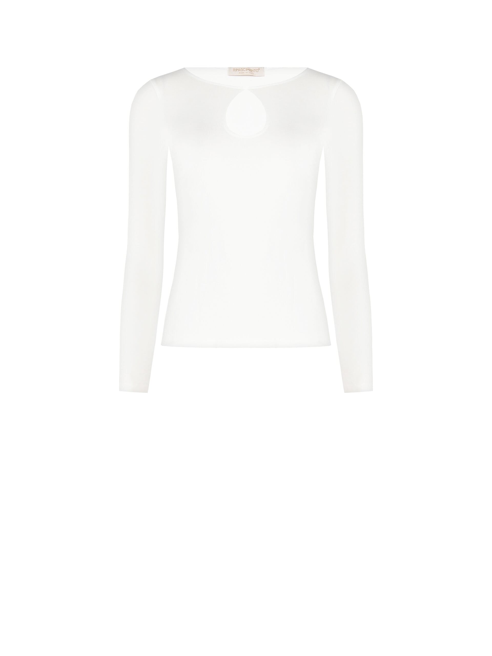 Top Aderente Con Cut-Out A Goccia Rinascimento