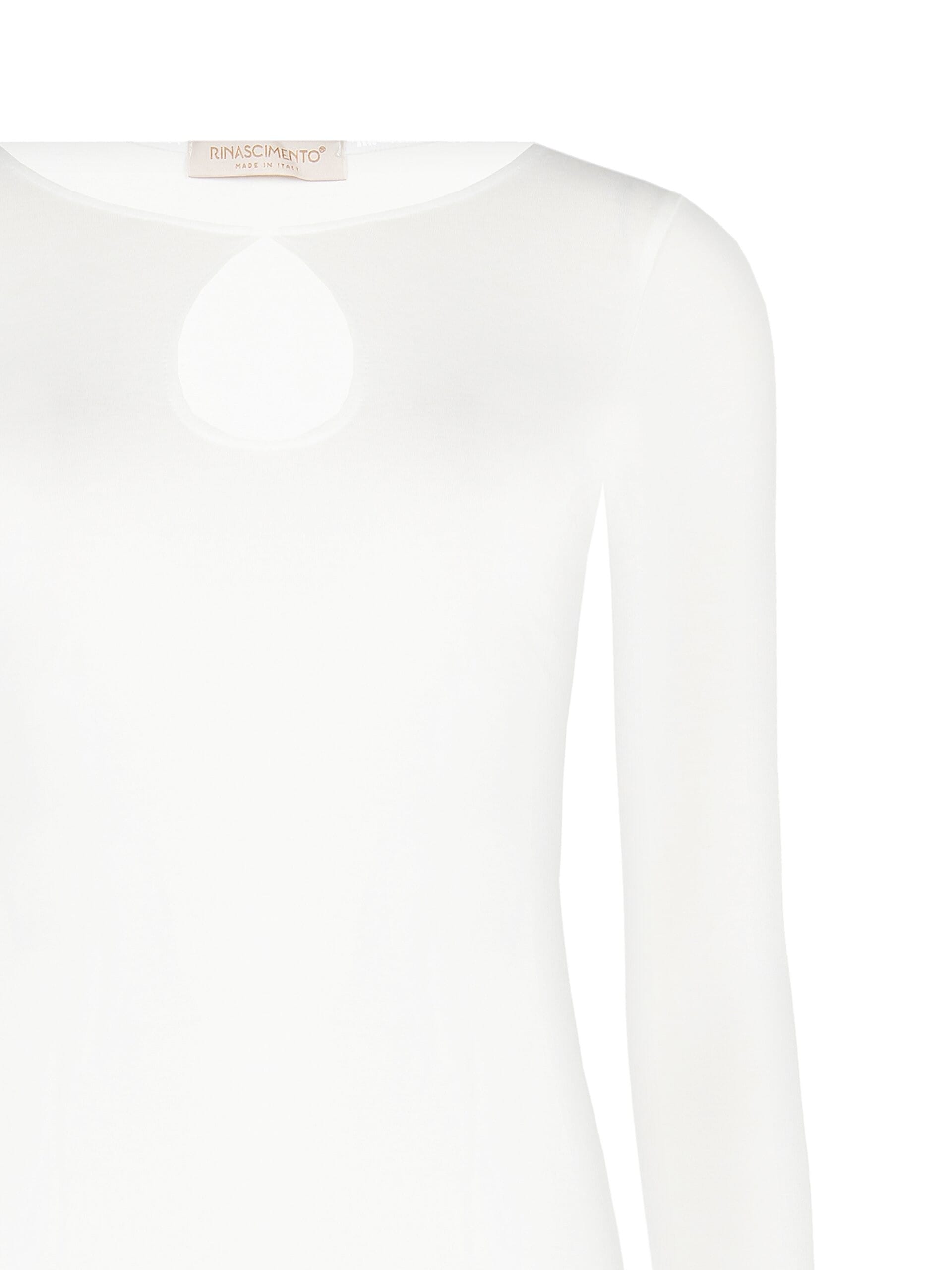 Top Aderente Con Cut-Out A Goccia Rinascimento