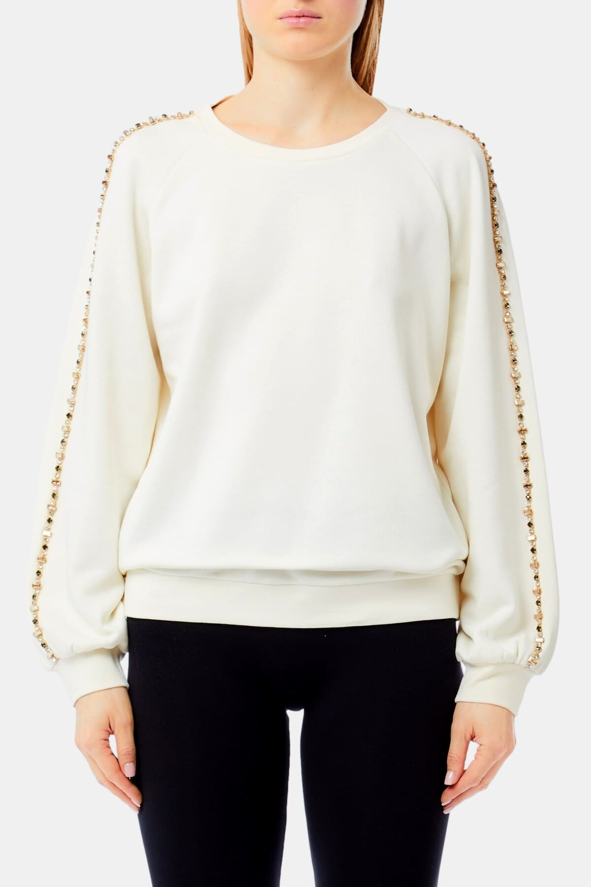 Felpa Con Strass Liu Jo