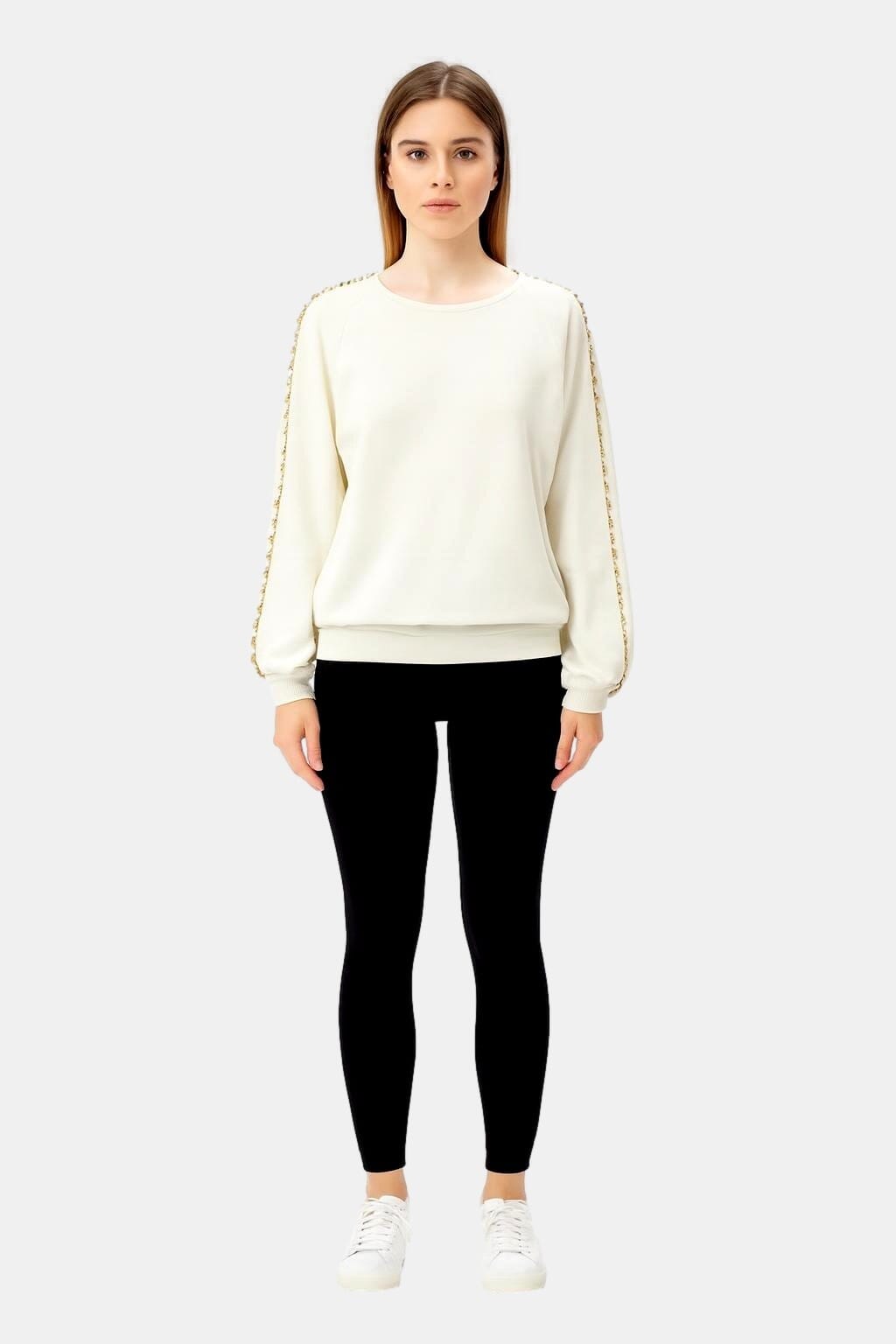 Felpa Con Strass Liu Jo