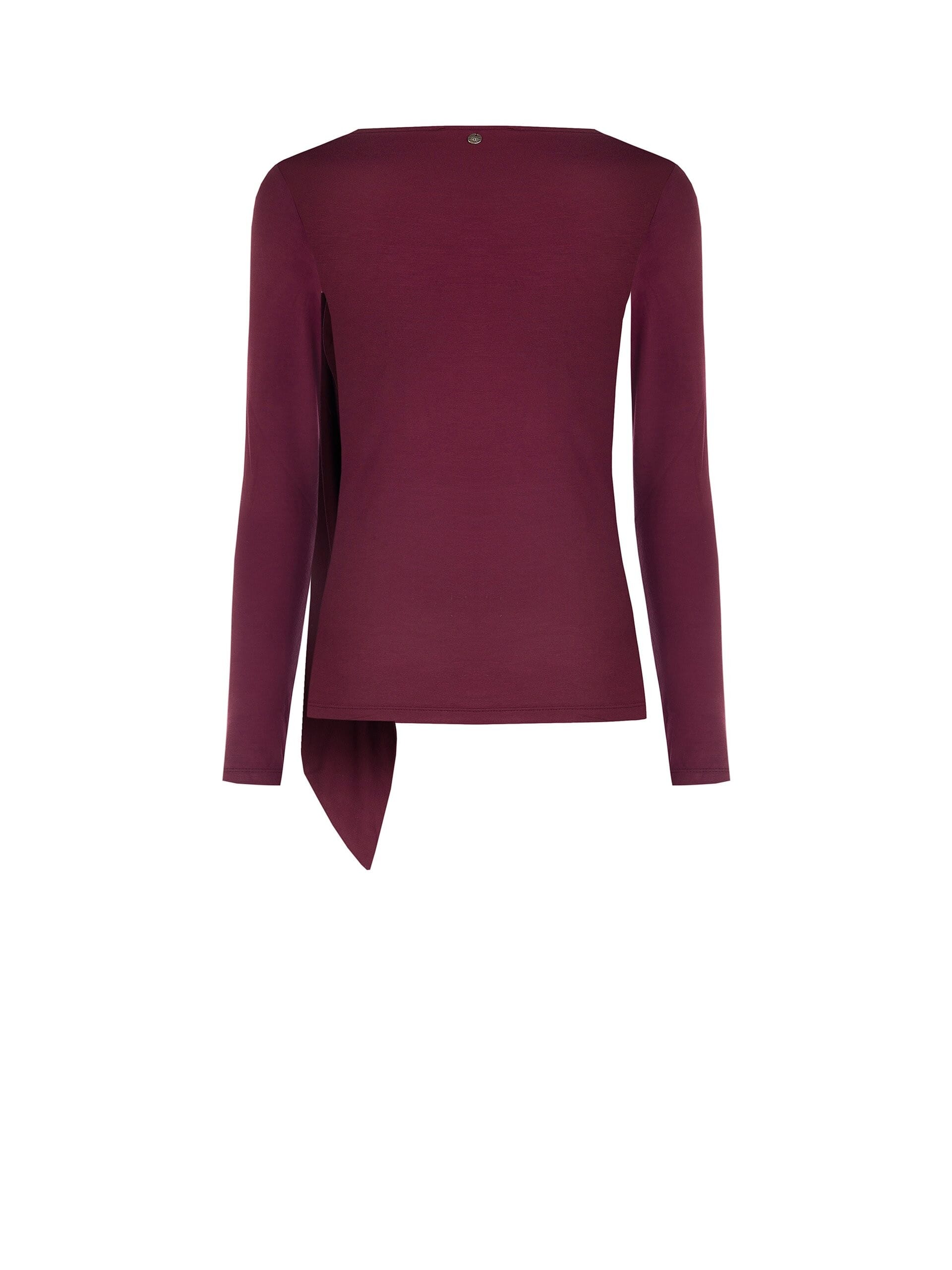 Top Aderente Con Drappeggio In Misto Viscosa Rinascimento