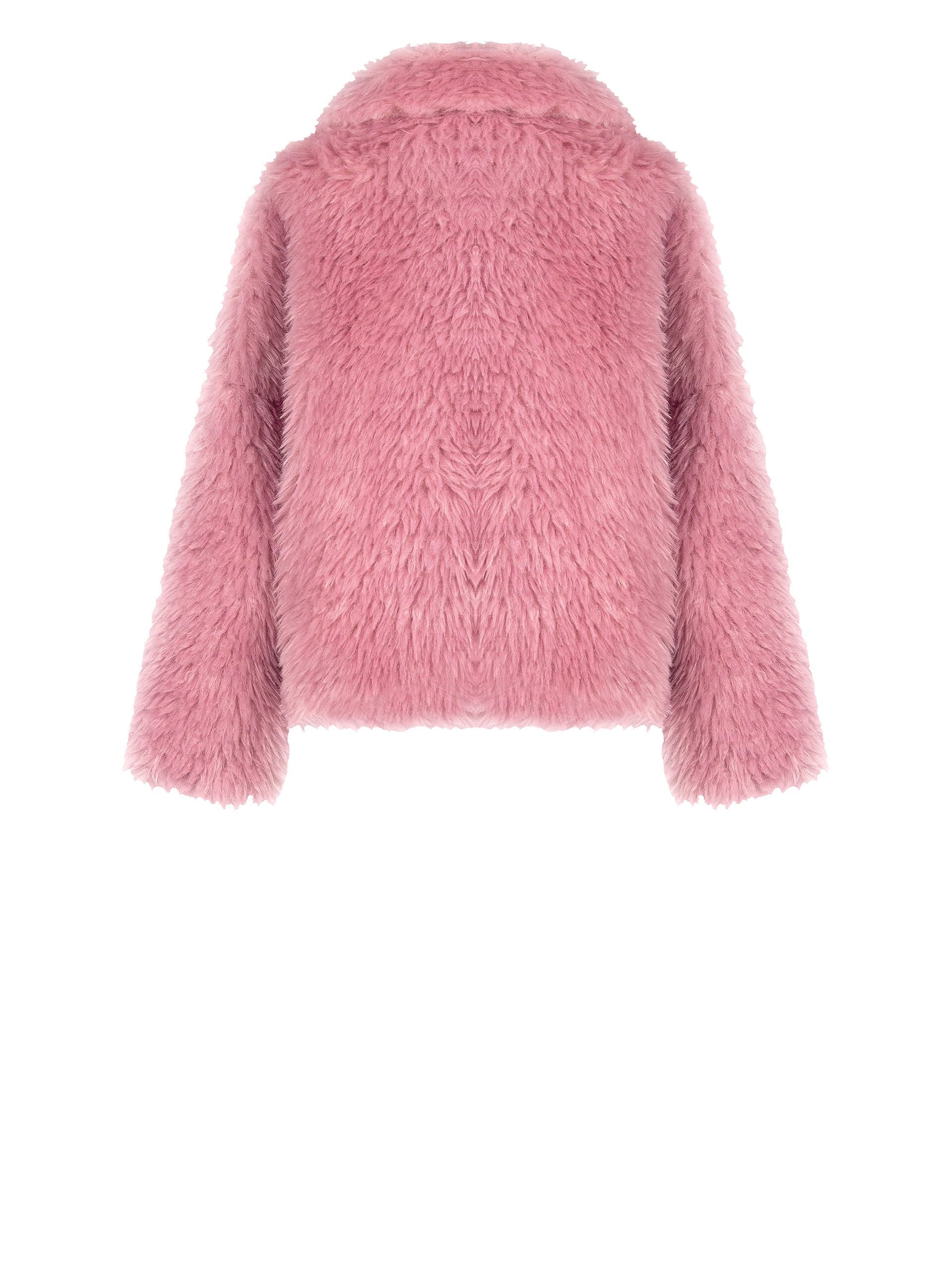 Cappotto Corto In Pelliccia Sintetica Con Chiusura A Gancio E Colletto Removibile Rinascimento