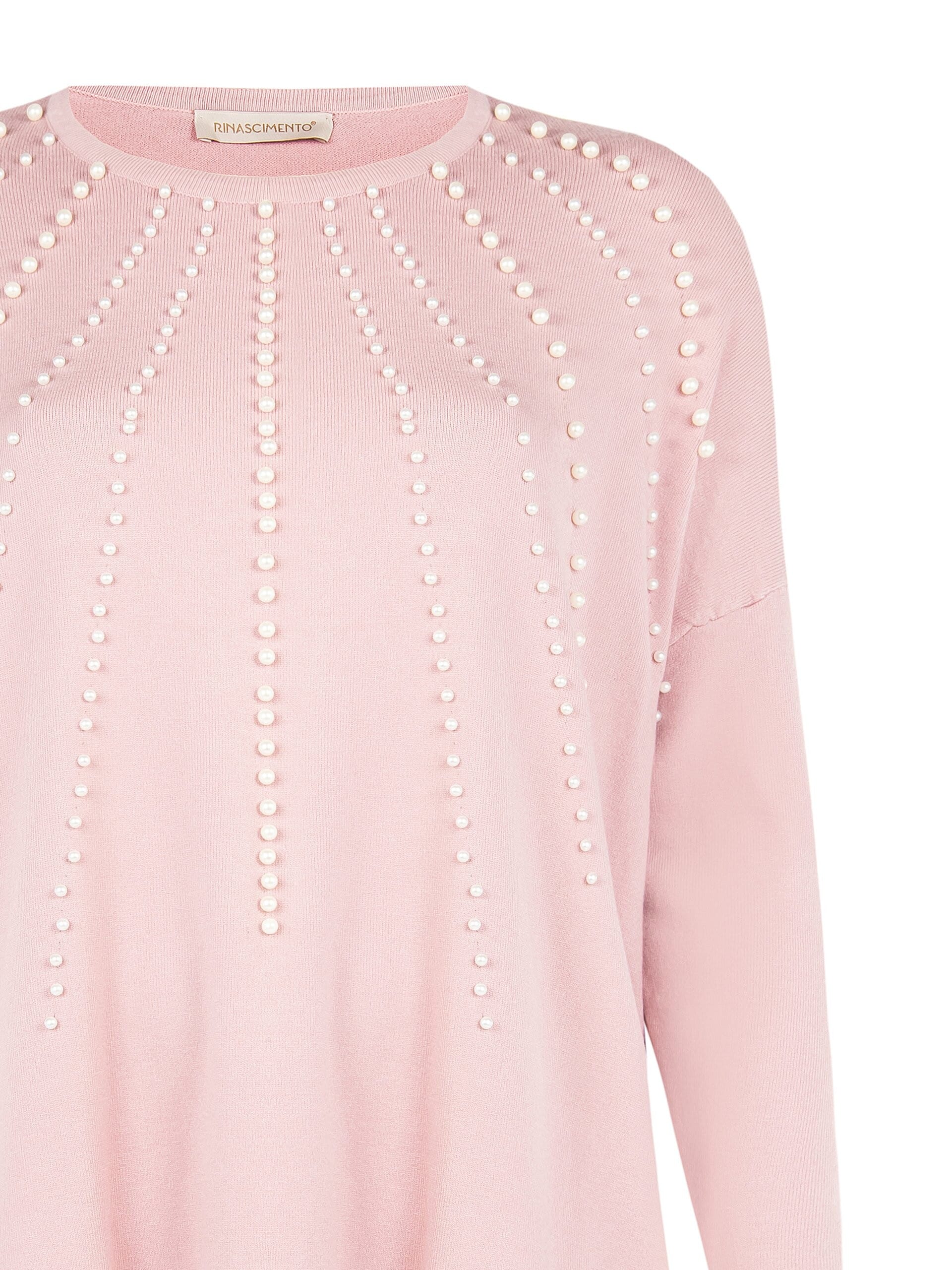 Curvy Sweater With Beads Rinascimento Curvy Sweater