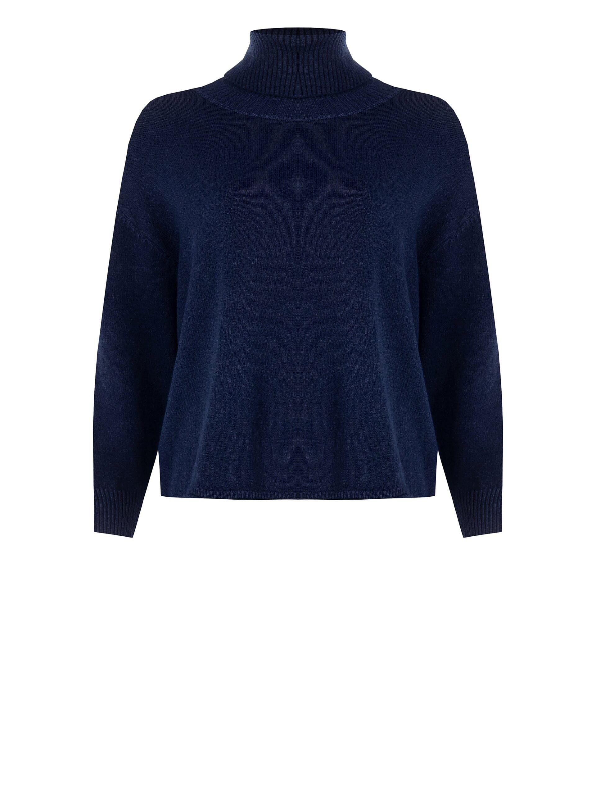 Wide Curvy Sweater With Maxi Collar Rinascimento Curvy Sweater