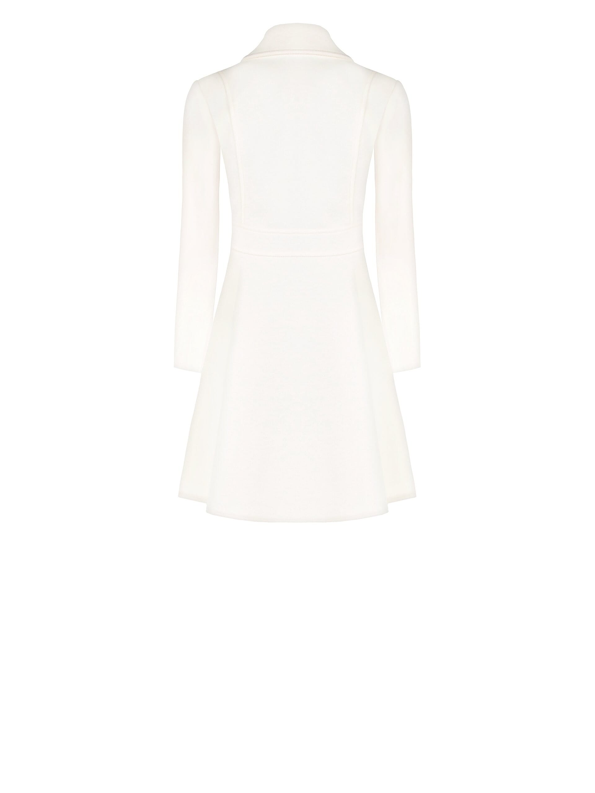 Cappotto Lungo Sfiancato Doppiopetto In Velour Rinascimento