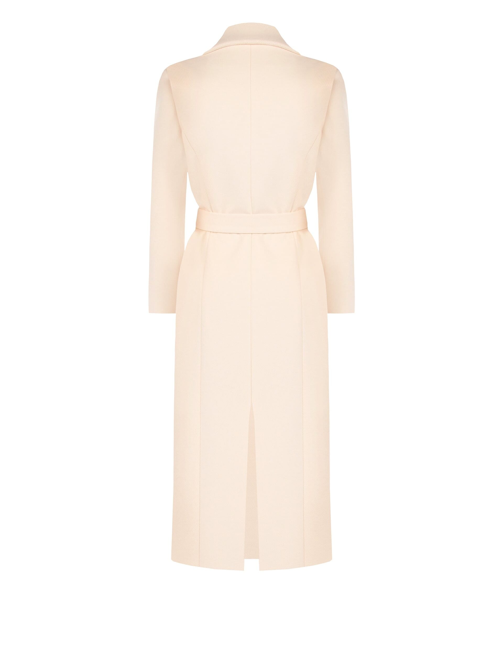 Manteau long en velours avec ceinture coordonnée Rinascimento