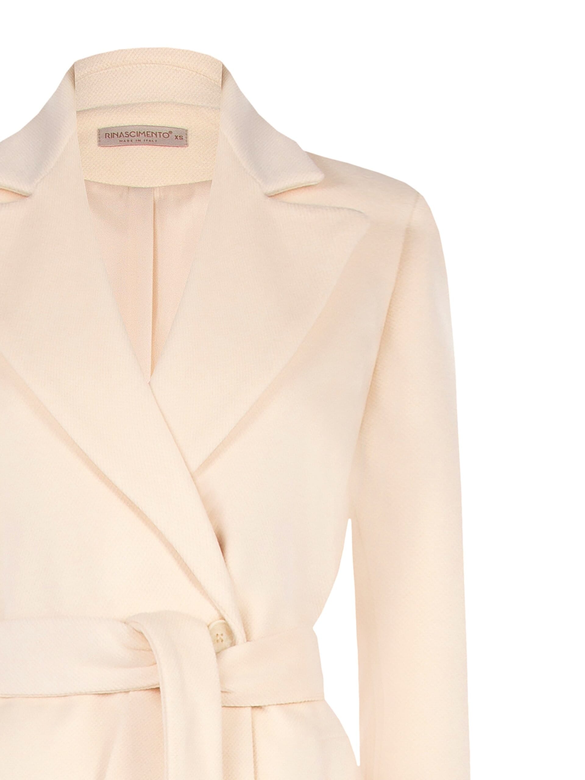 Manteau long en velours avec ceinture coordonnée Rinascimento