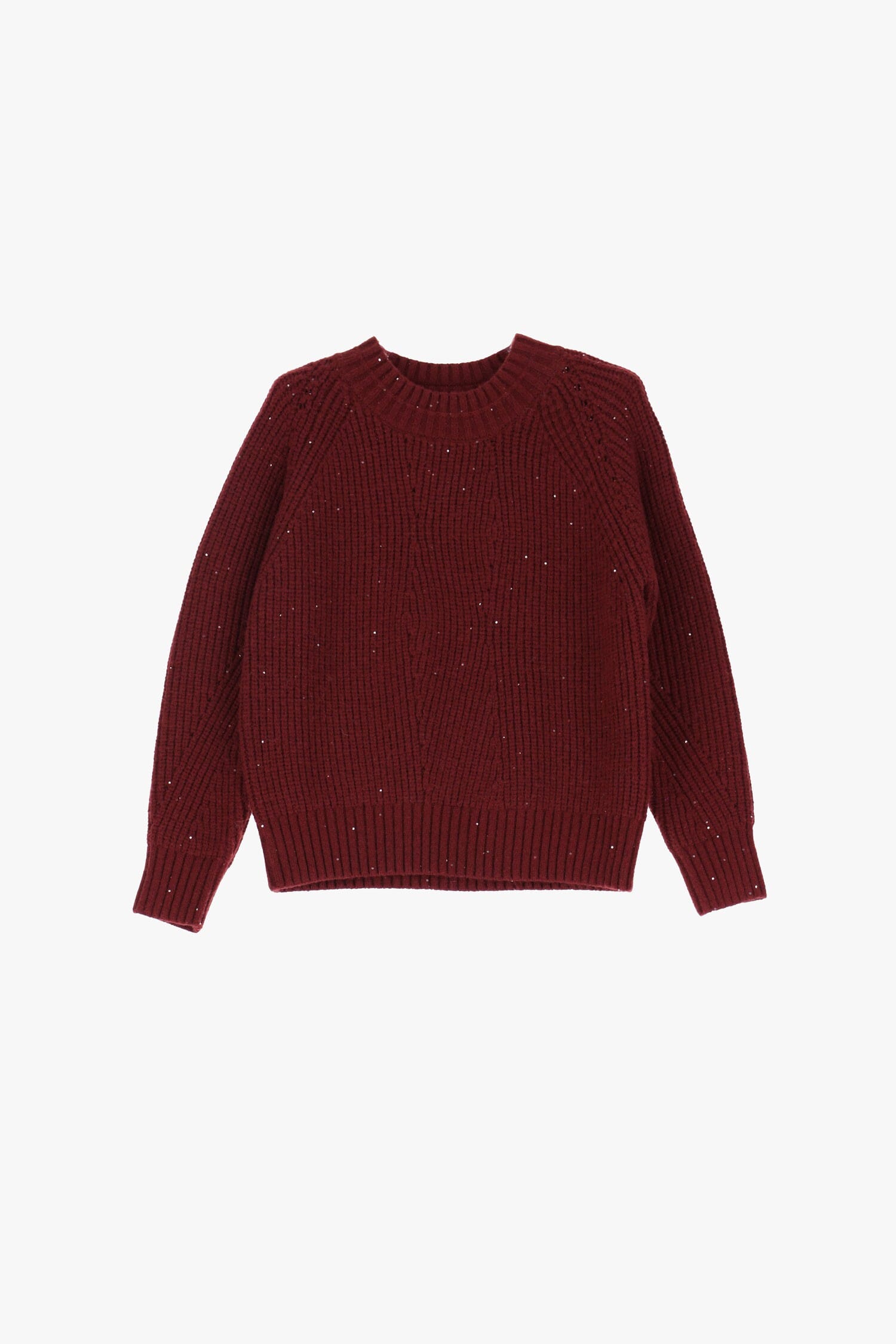 Dixie Coarse Knitted Sweater With Sequins