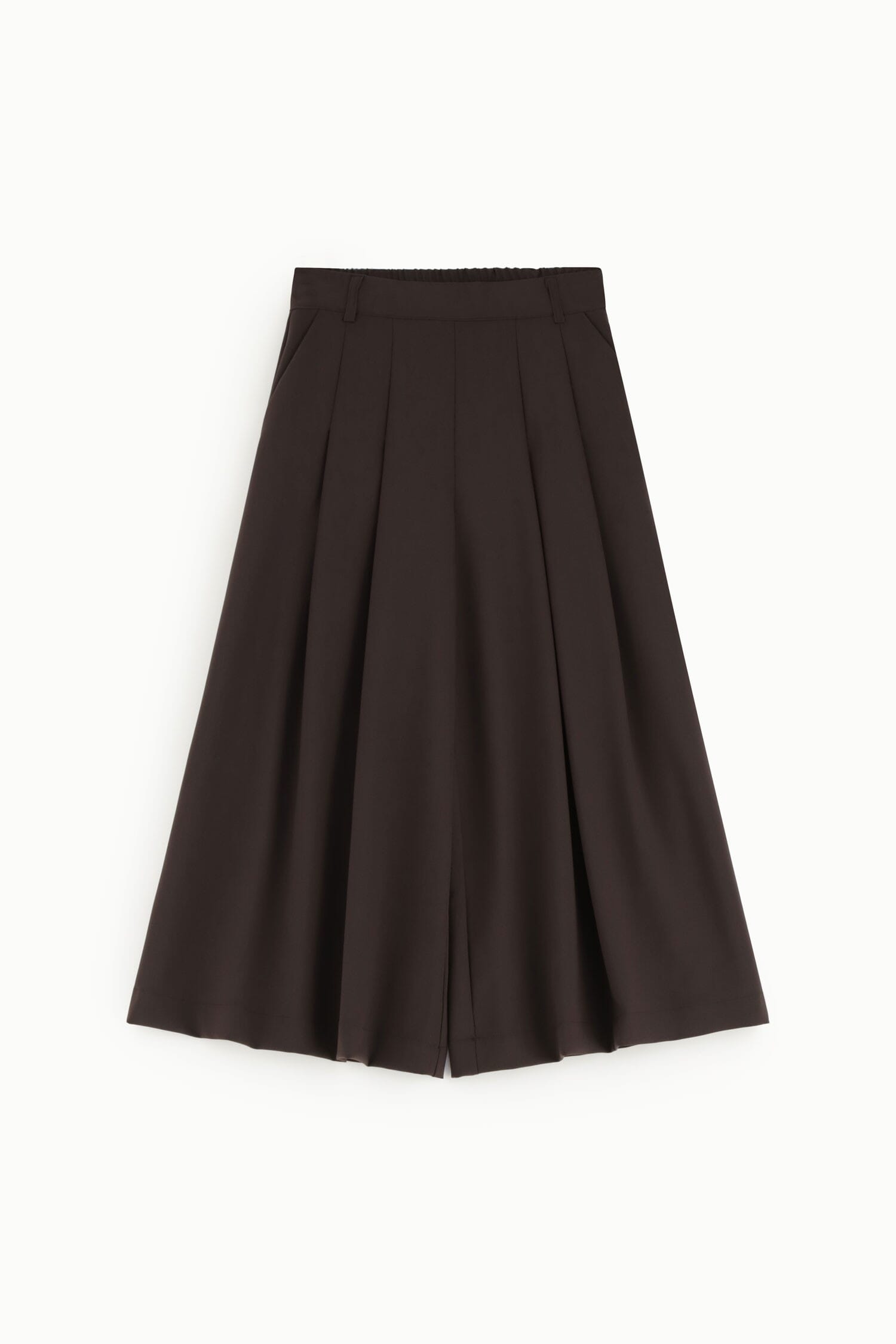 Pantaloni Palazzo Ampi Con Pieghe Frontali Dixie