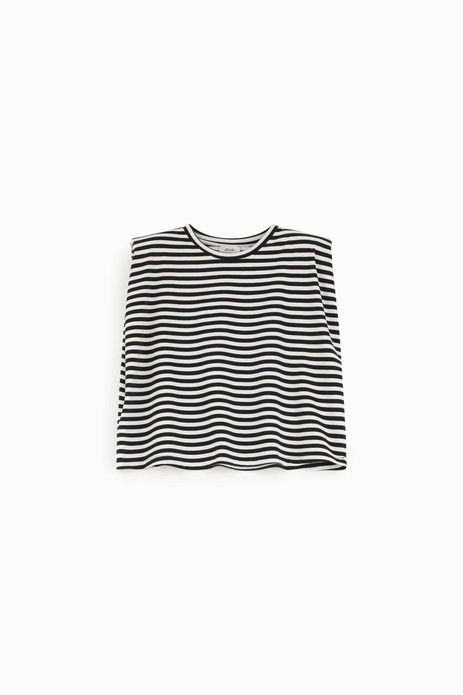 Dixie Hoodie Sweatshirt rayé sans col ras du cou