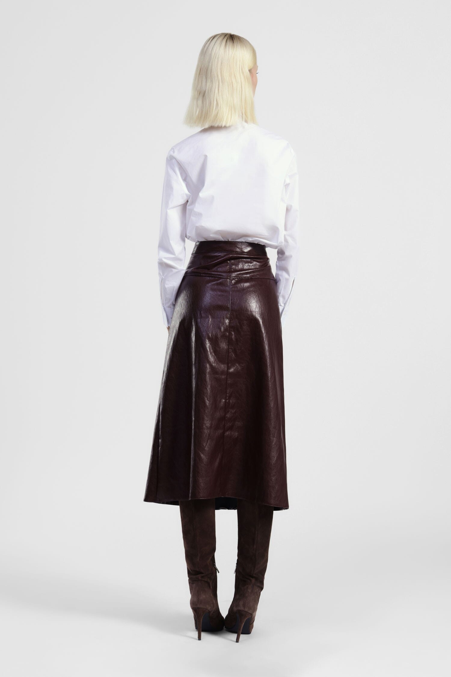 Gonna A Mezza Lunghezza Con Bottoni E Tasche Zip Dixie