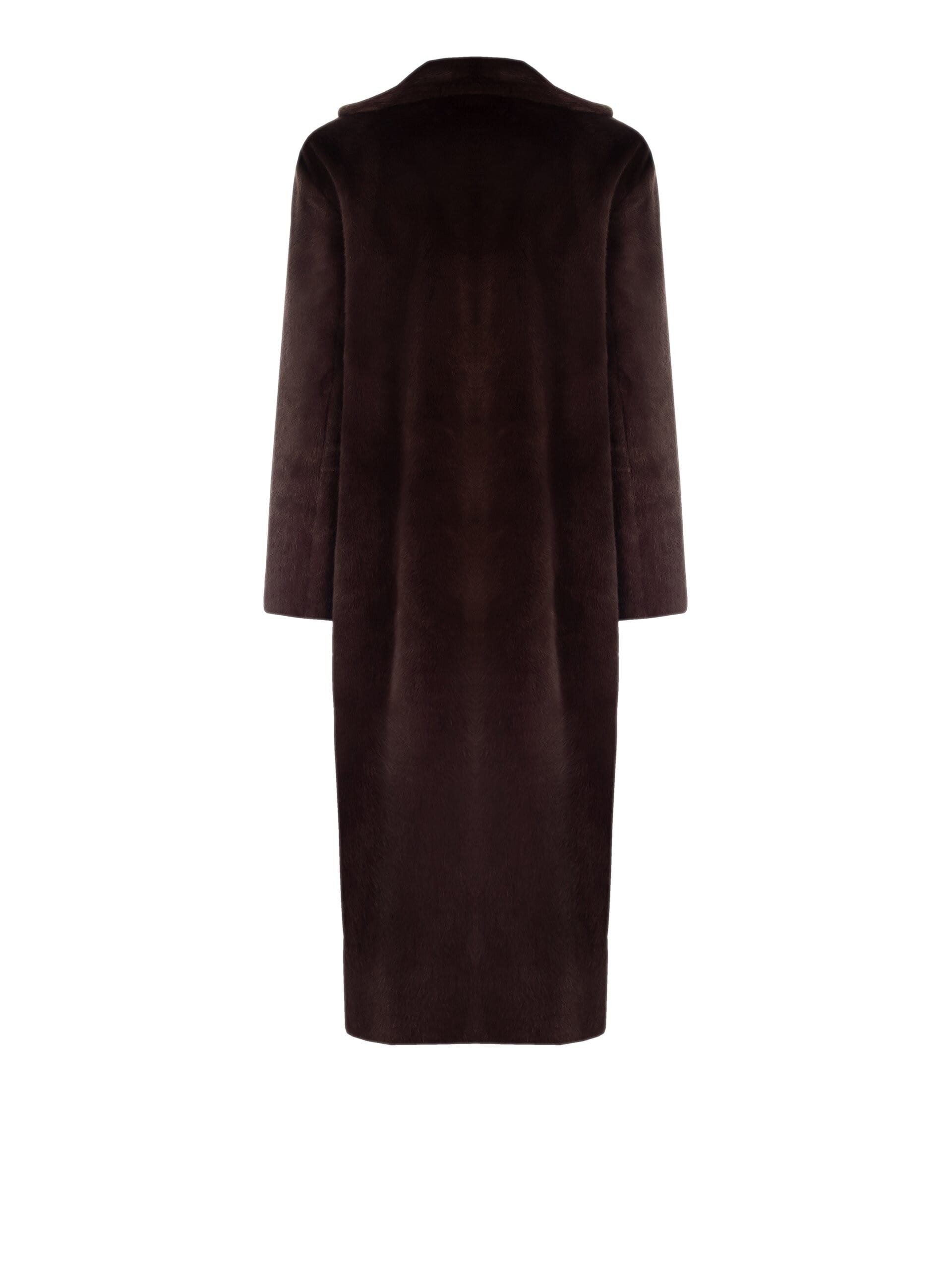 Cappotto Lungo Reversibile In Simil Montone E Pelliccia Sintetica Rinascimento