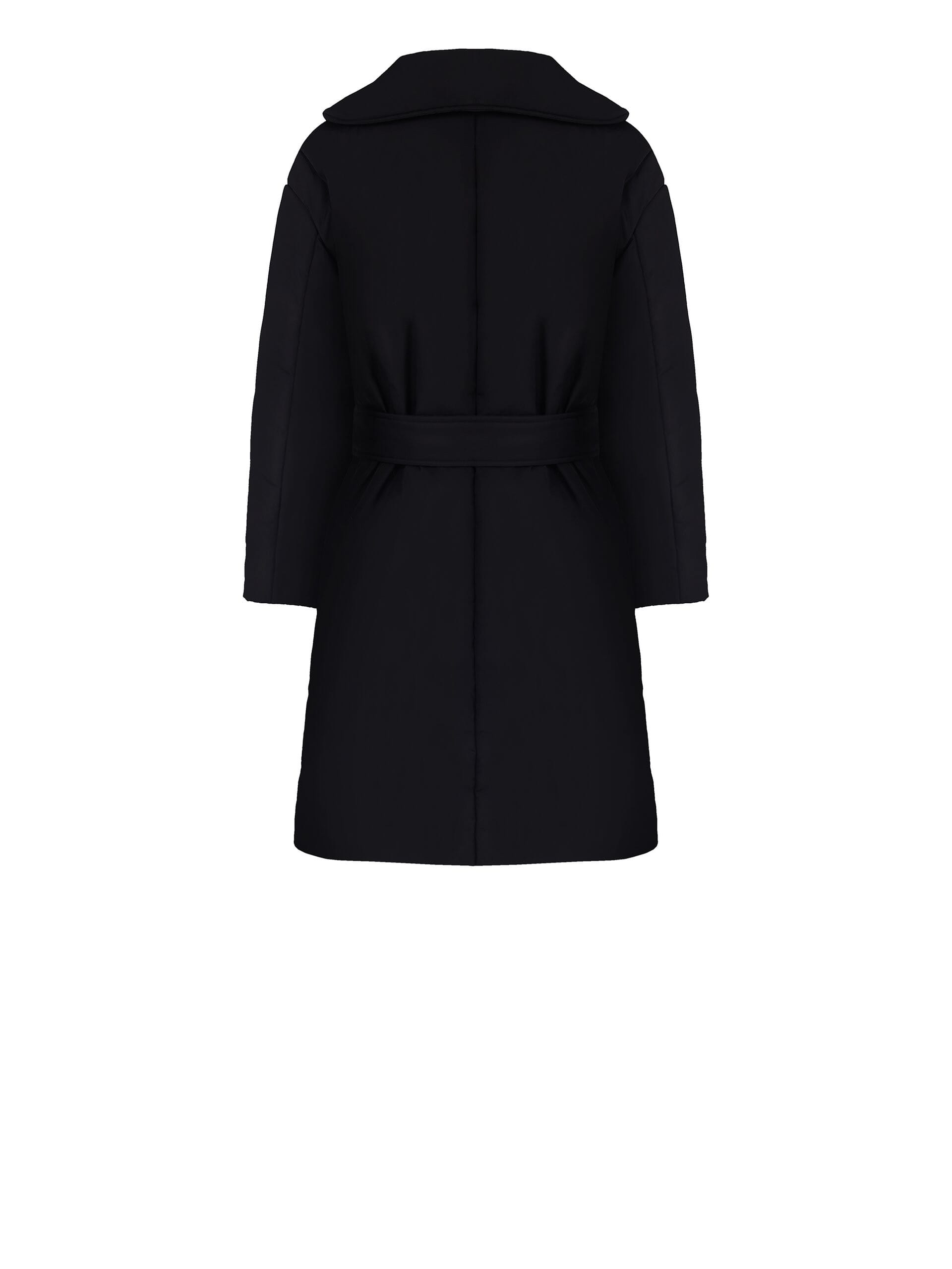 Piumino Lungo A Vestaglia Con Cintura Coordinata Rinascimento