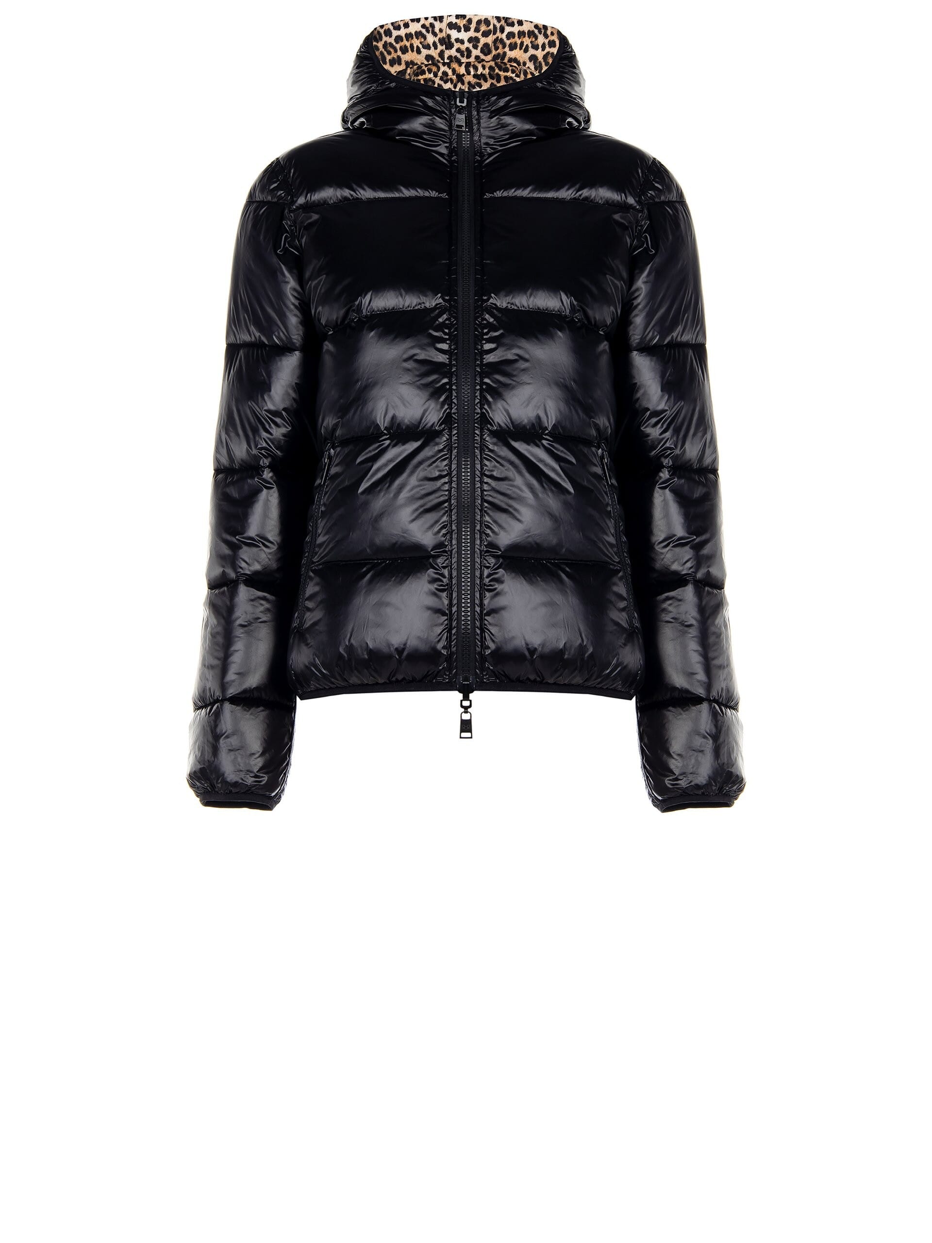 Piumino Corto Trapuntato Reversibile Con Cappuccio Rinascimento