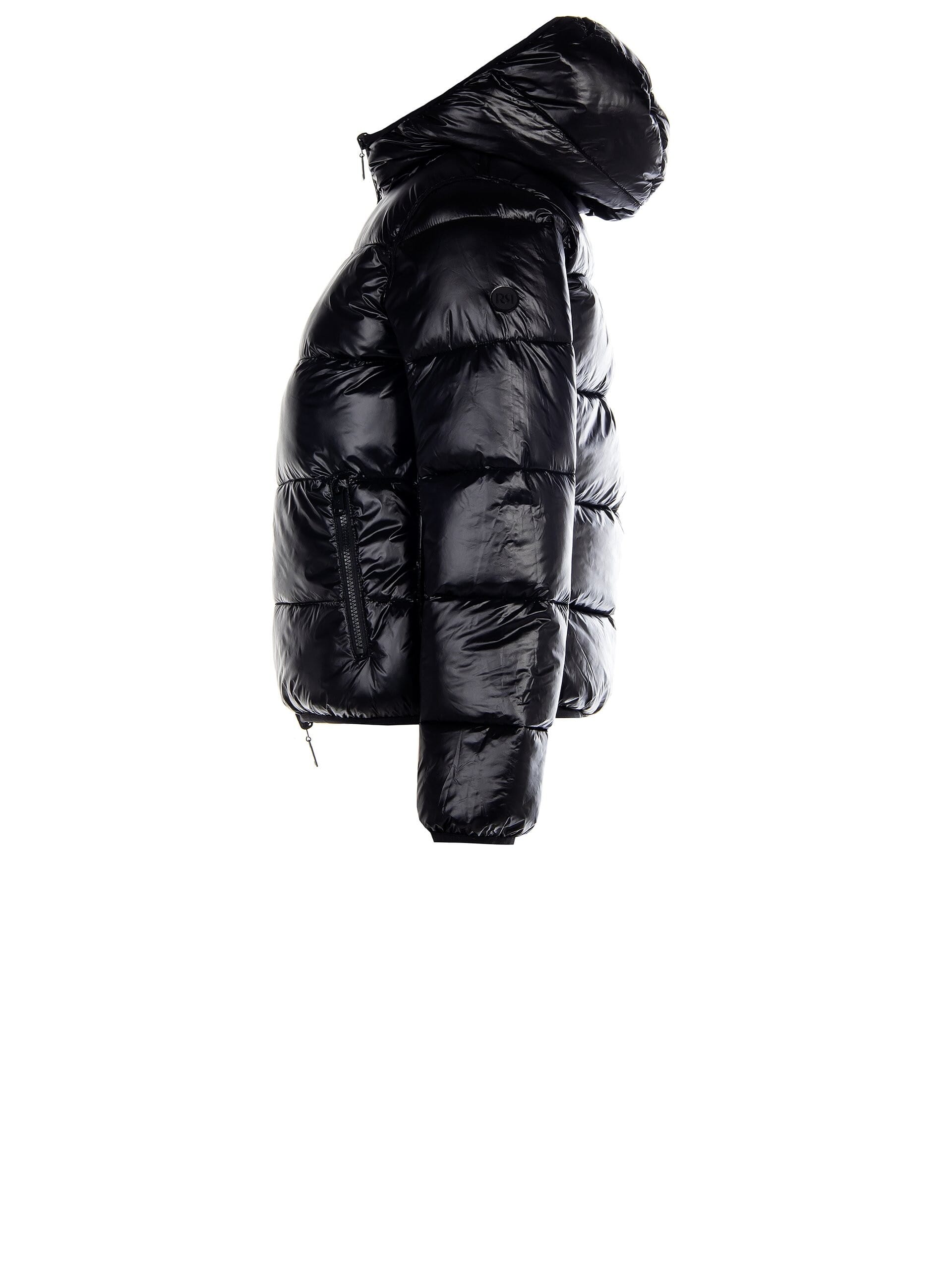 Piumino Corto Trapuntato Reversibile Con Cappuccio Rinascimento