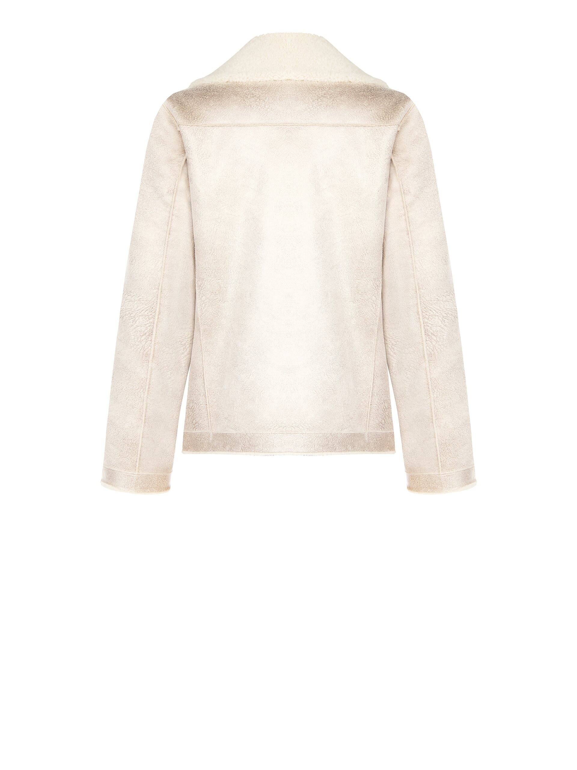 Cappotto Corto Simil Montone Effetto Screpolato Rinascimento