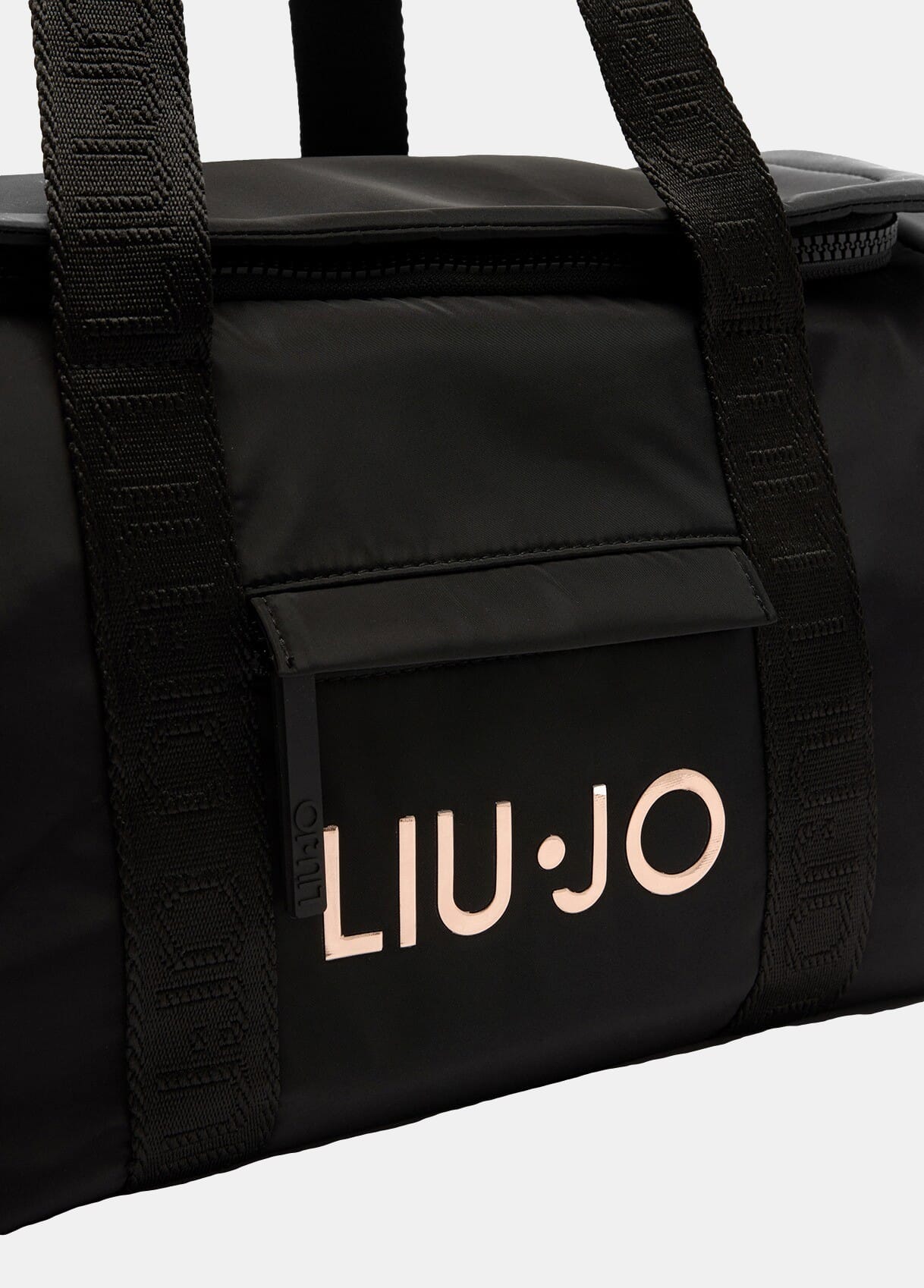 Borsone In Nylon Con Logo Liu Jo