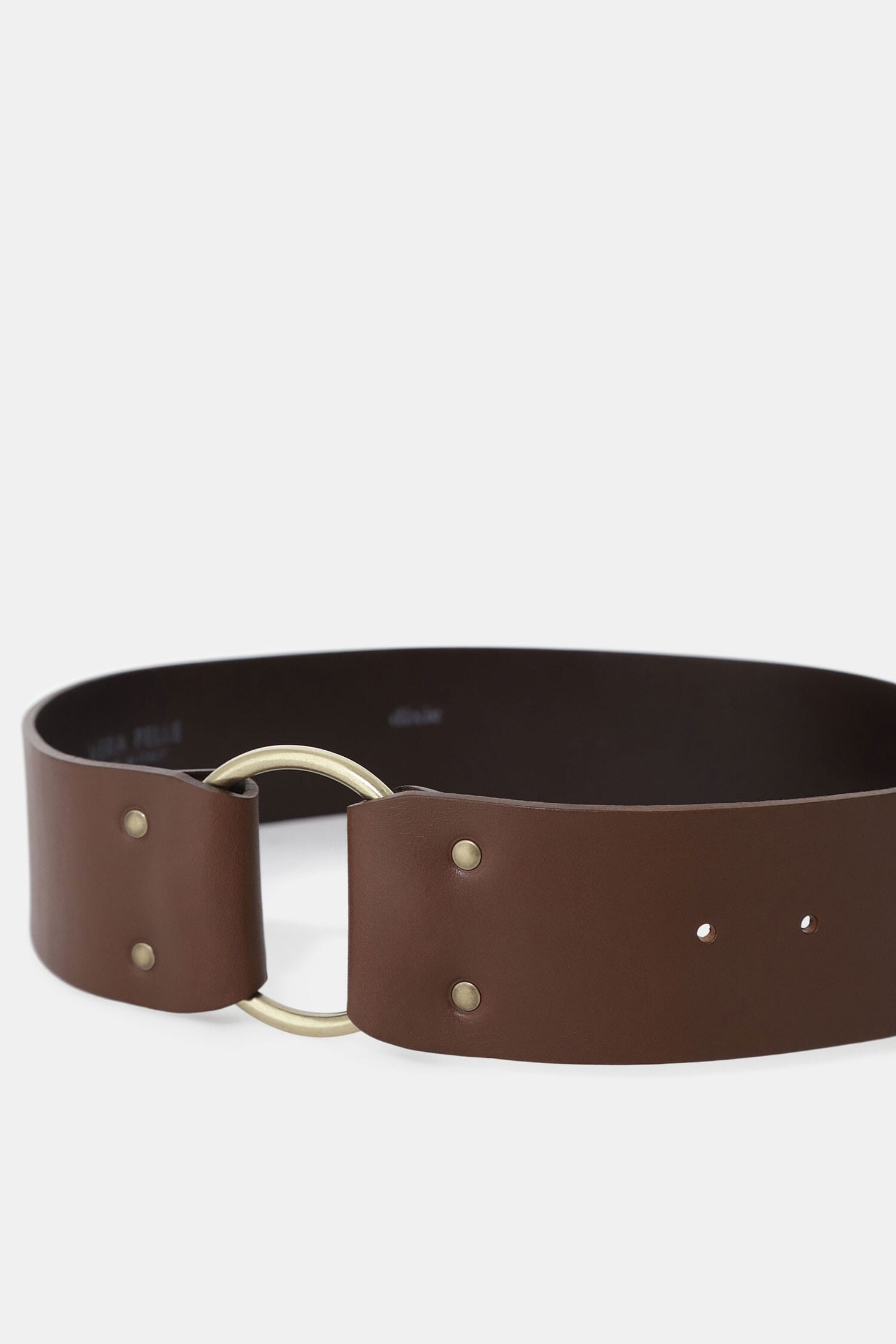 Ceinture avec boucle carrée et anneau latéral Dixie