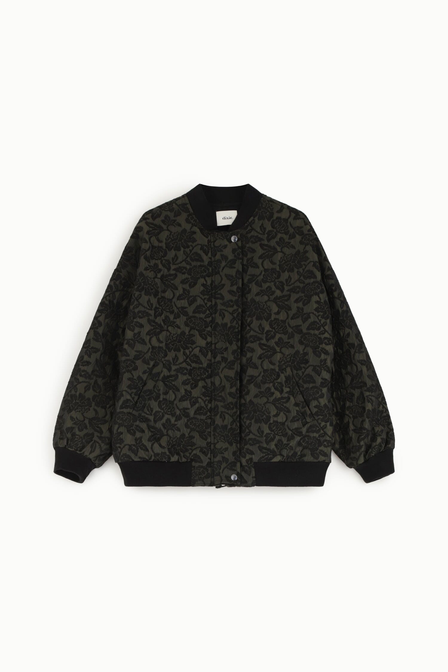 Bomber Con Stampa Floreale E Bordo A Costine Dixie