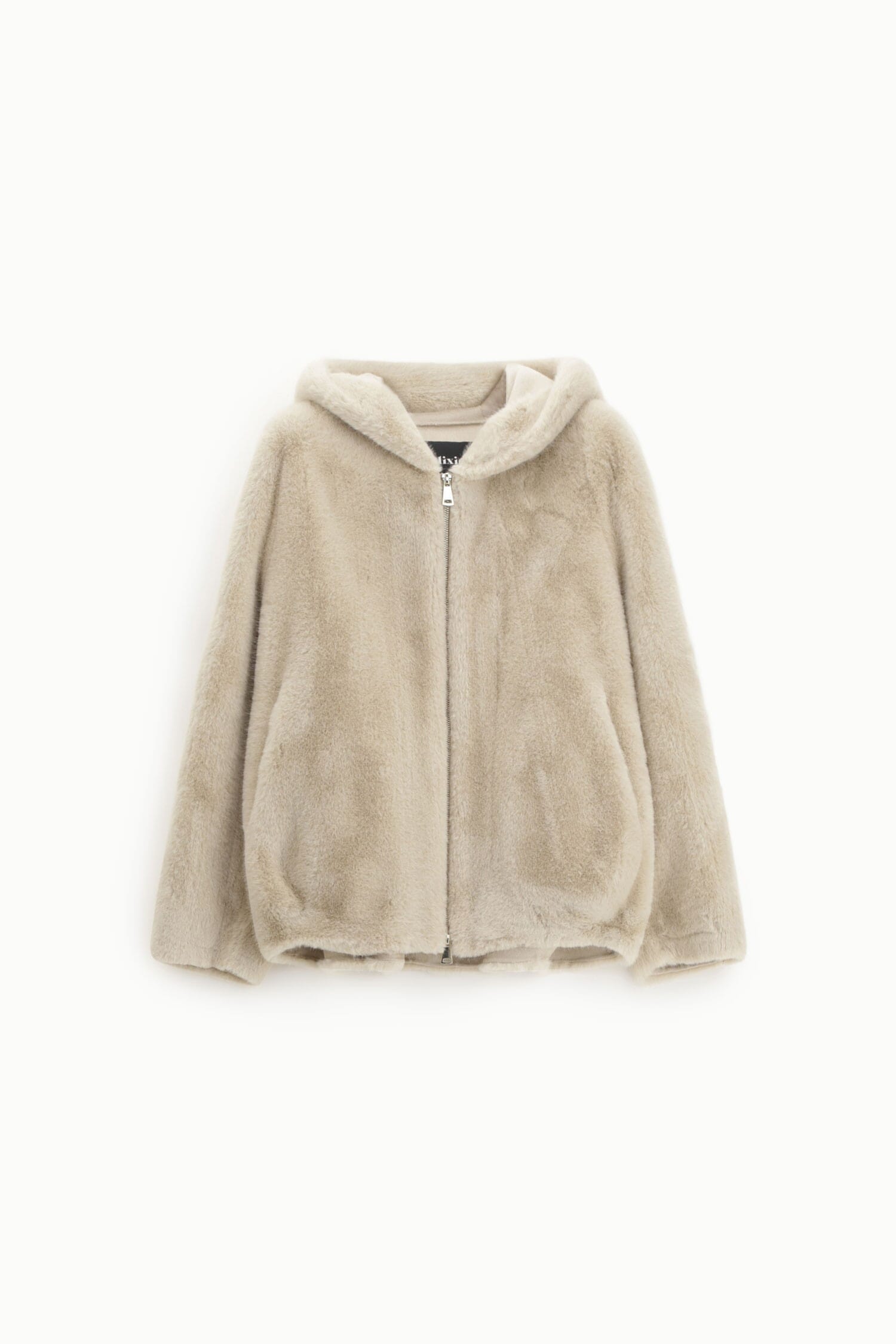 Eco-Fur Con Cappuccio E Chiusura Zip Dixie