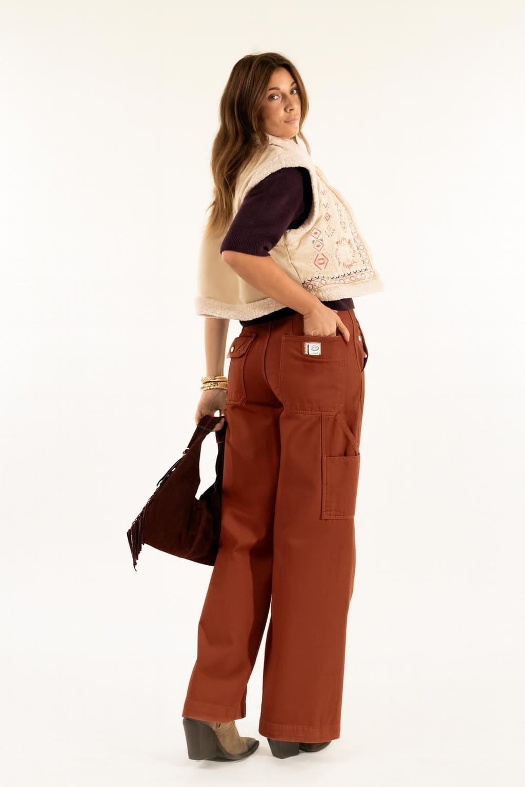 Pantalone Worker Fit "Blenda" Kontatto