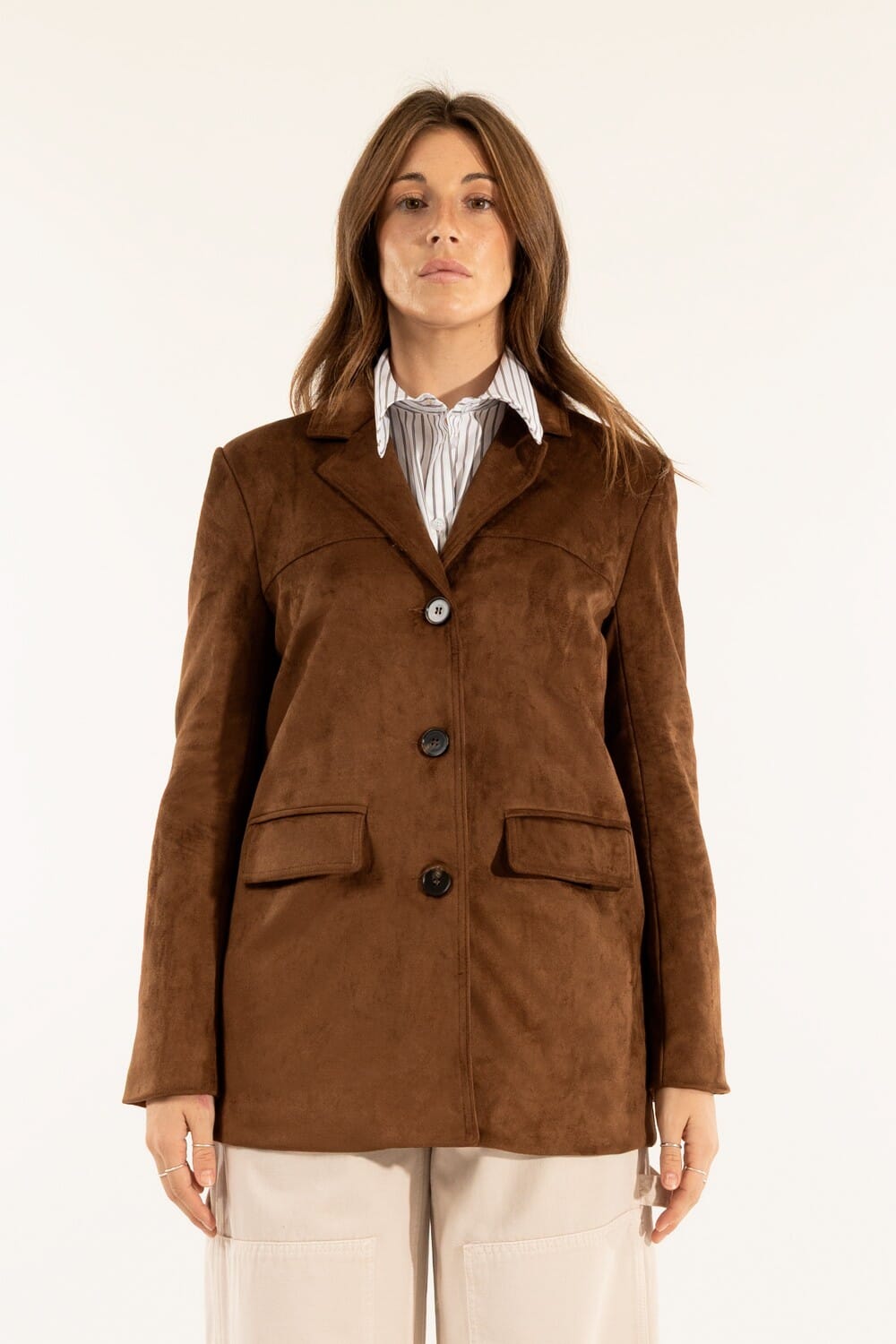 Kontatto Suede Button Jacket