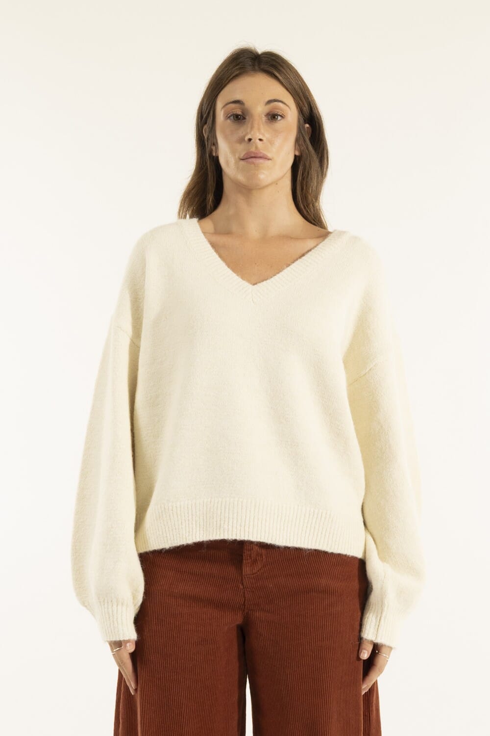 Maglia Sc.V Palme Strass Kontatto