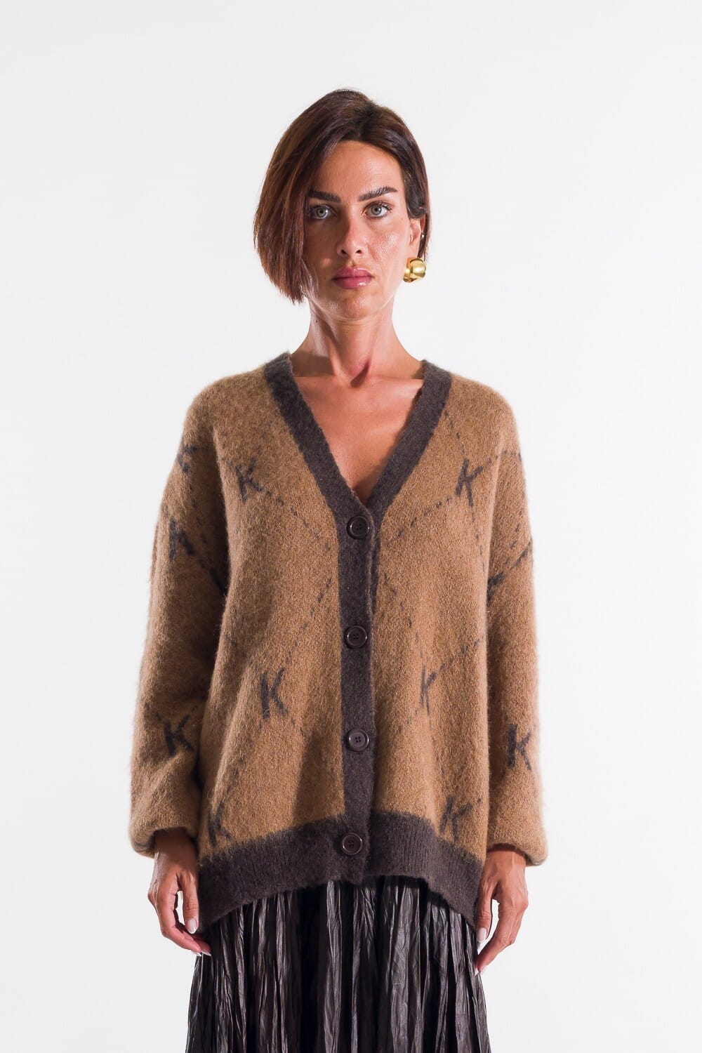 Veste en jacquard Kontatto