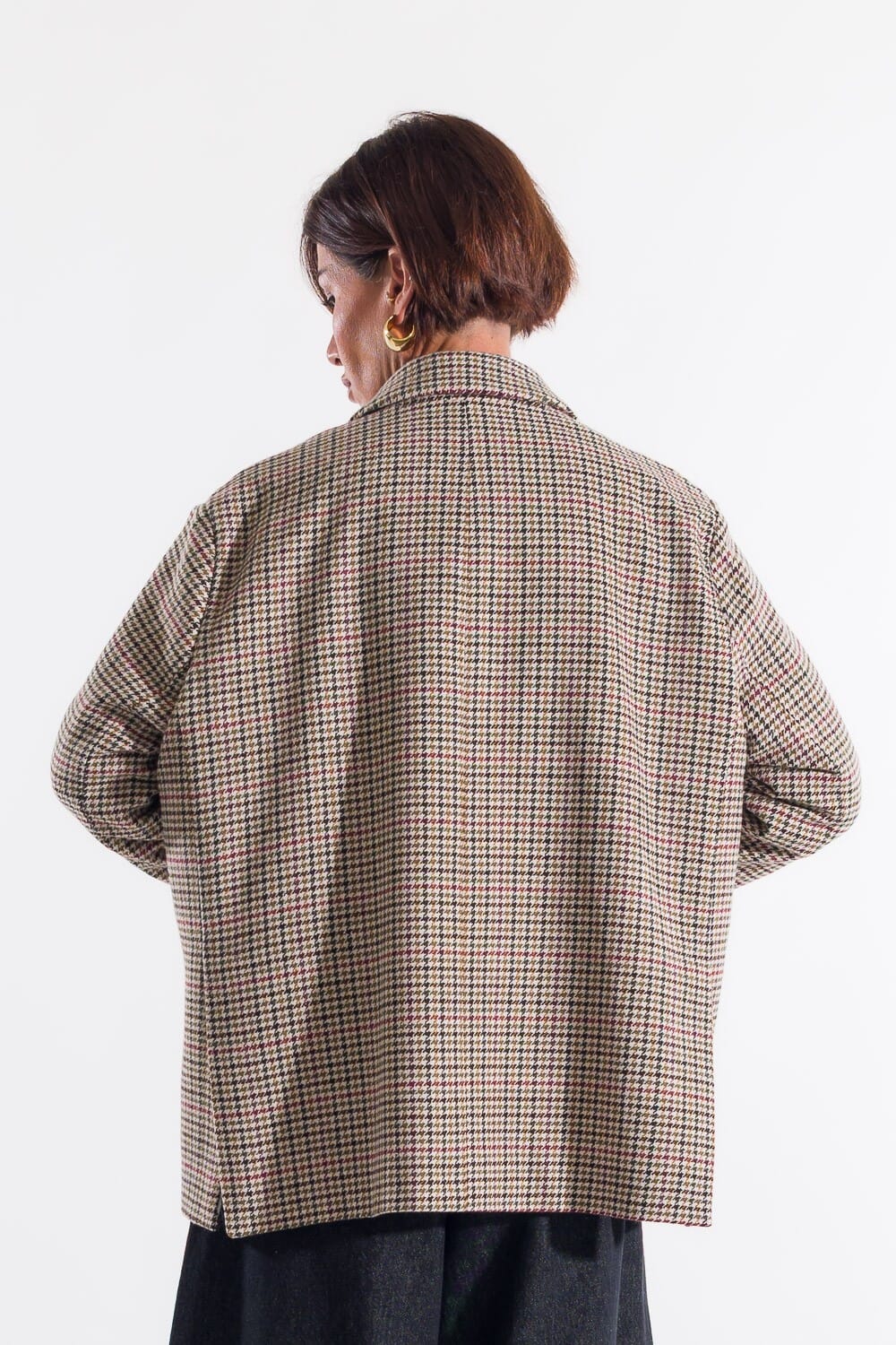 Kontatto Over Pied De Poule Jacket