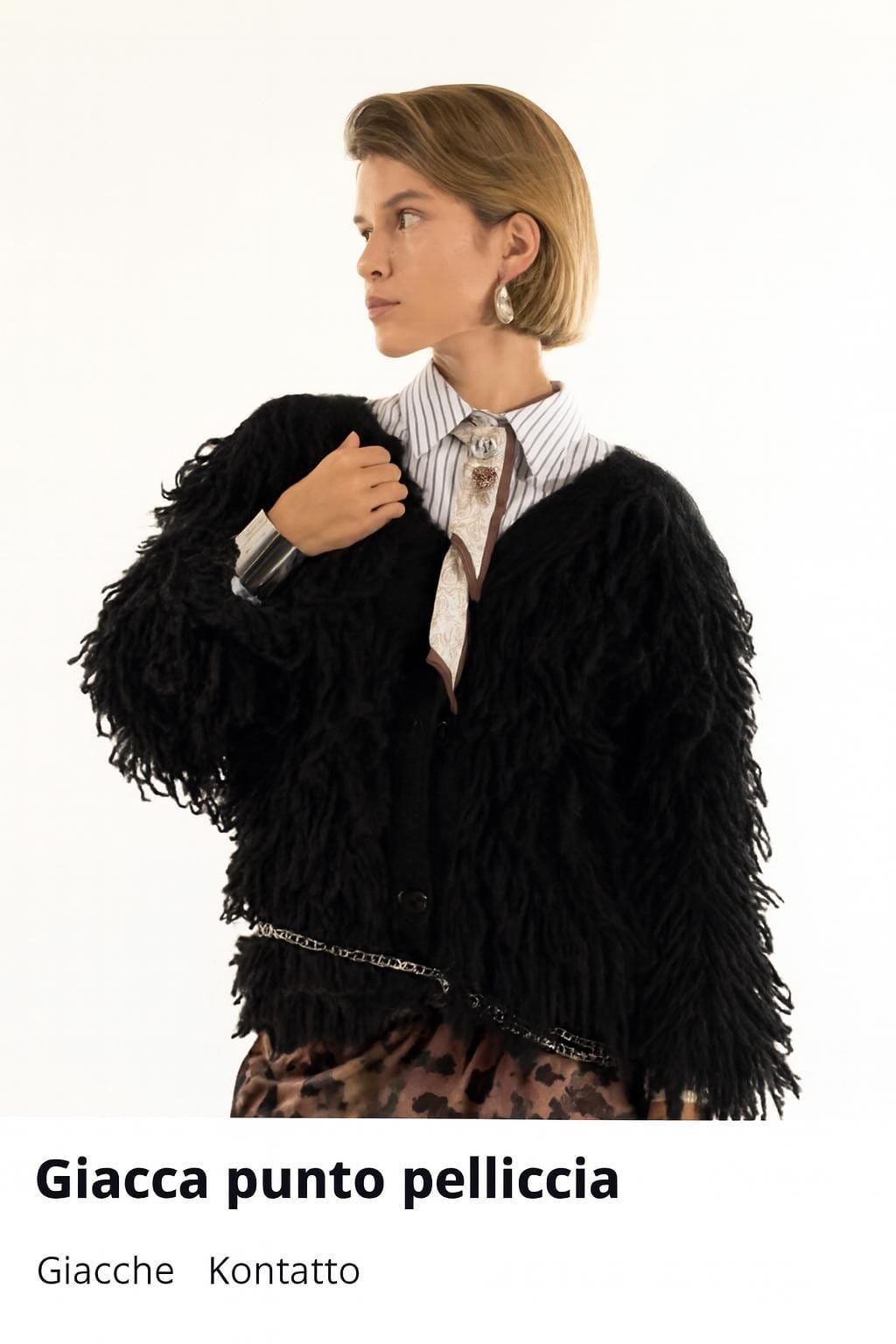 Giacca Punto Pelliccia Kontatto