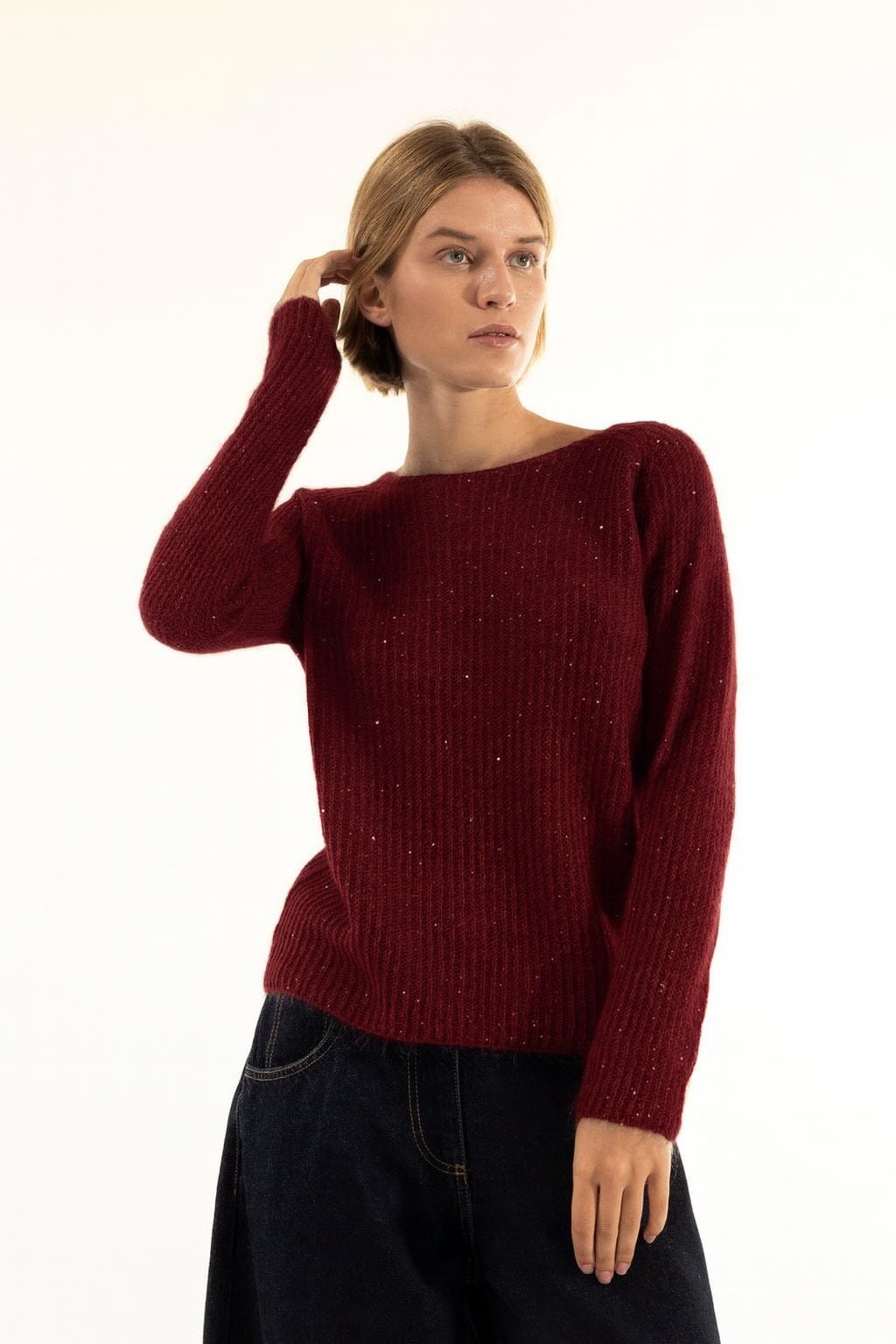 Maglia Scollo Barca Kontatto